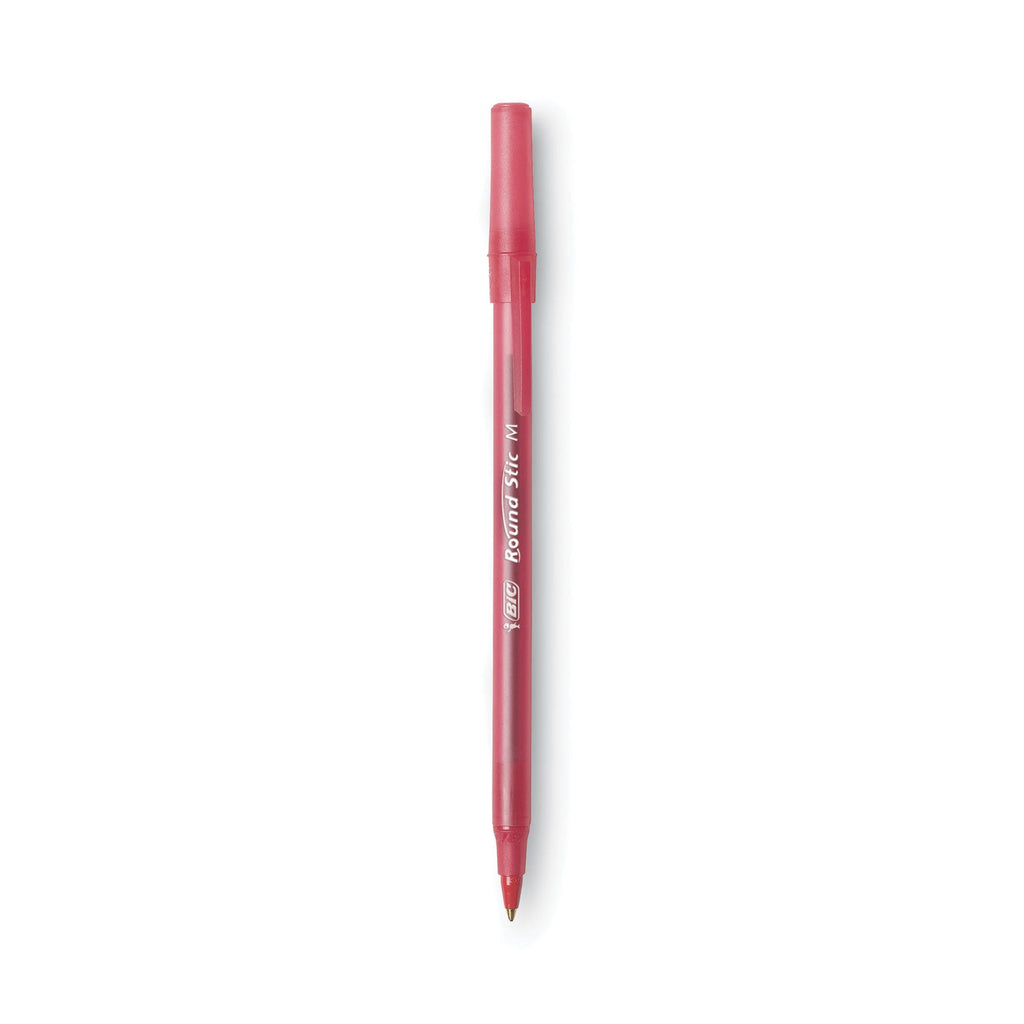BIC Round Stic Xtra Precision Ballpoint Pen Value Pack, Stick, Medium 1 mm, Assorted Ink and Barrel Colors, 60/Pack