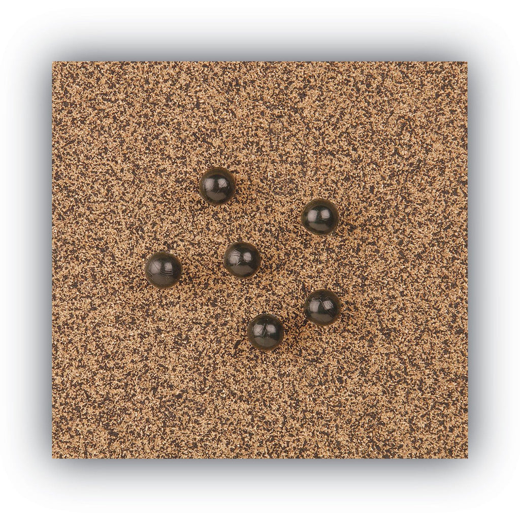 MasterVision Tech Cork Board, 36x48, Silver/Black Frame