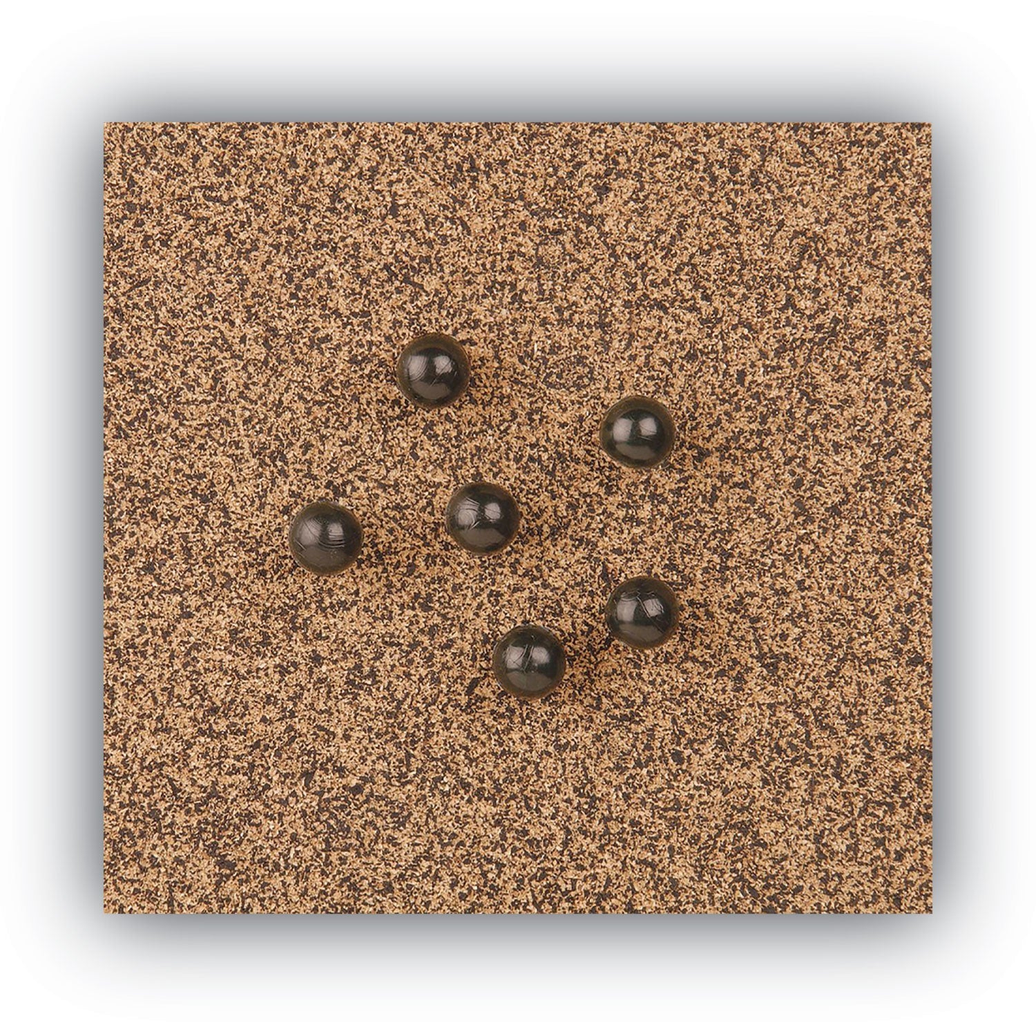 MasterVision Tech Cork Board, 36x48, Silver/Black Frame