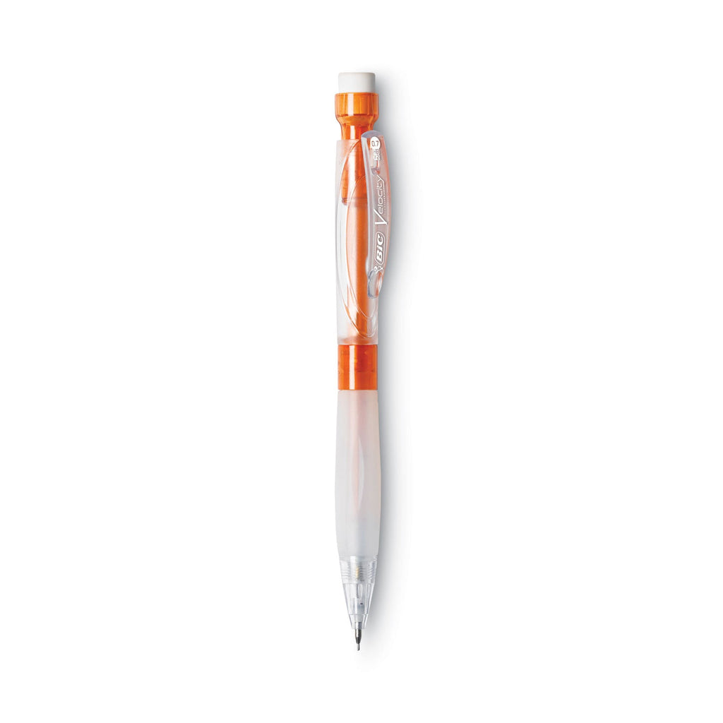 BIC Velocity Max Pencil, 0.9 mm, HB (#2), Black Lead, Assorted Barrel Colors, 2/Pack
