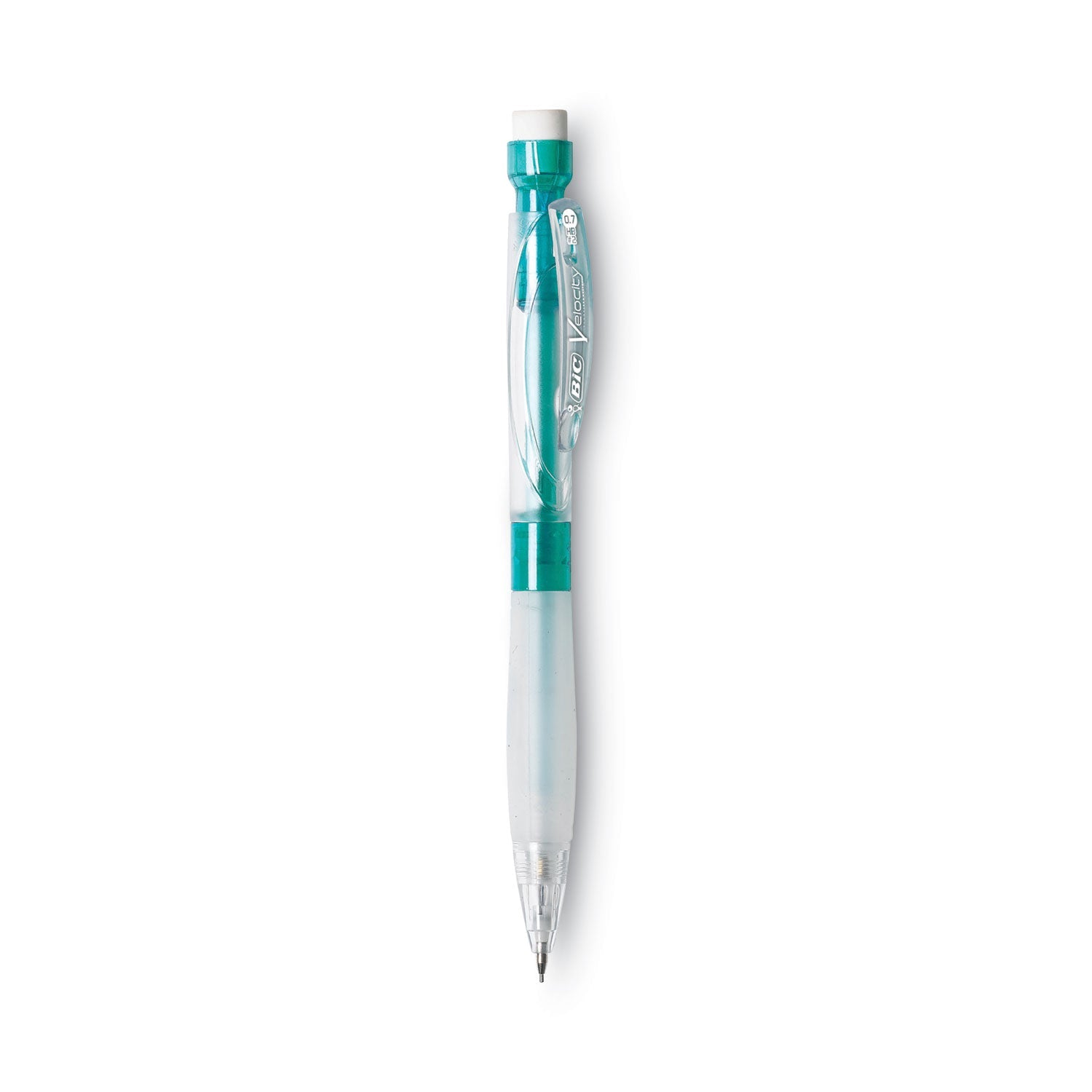 BIC Velocity Max Pencil, 0.9 mm, HB (#2), Black Lead, Assorted Barrel Colors, 2/Pack