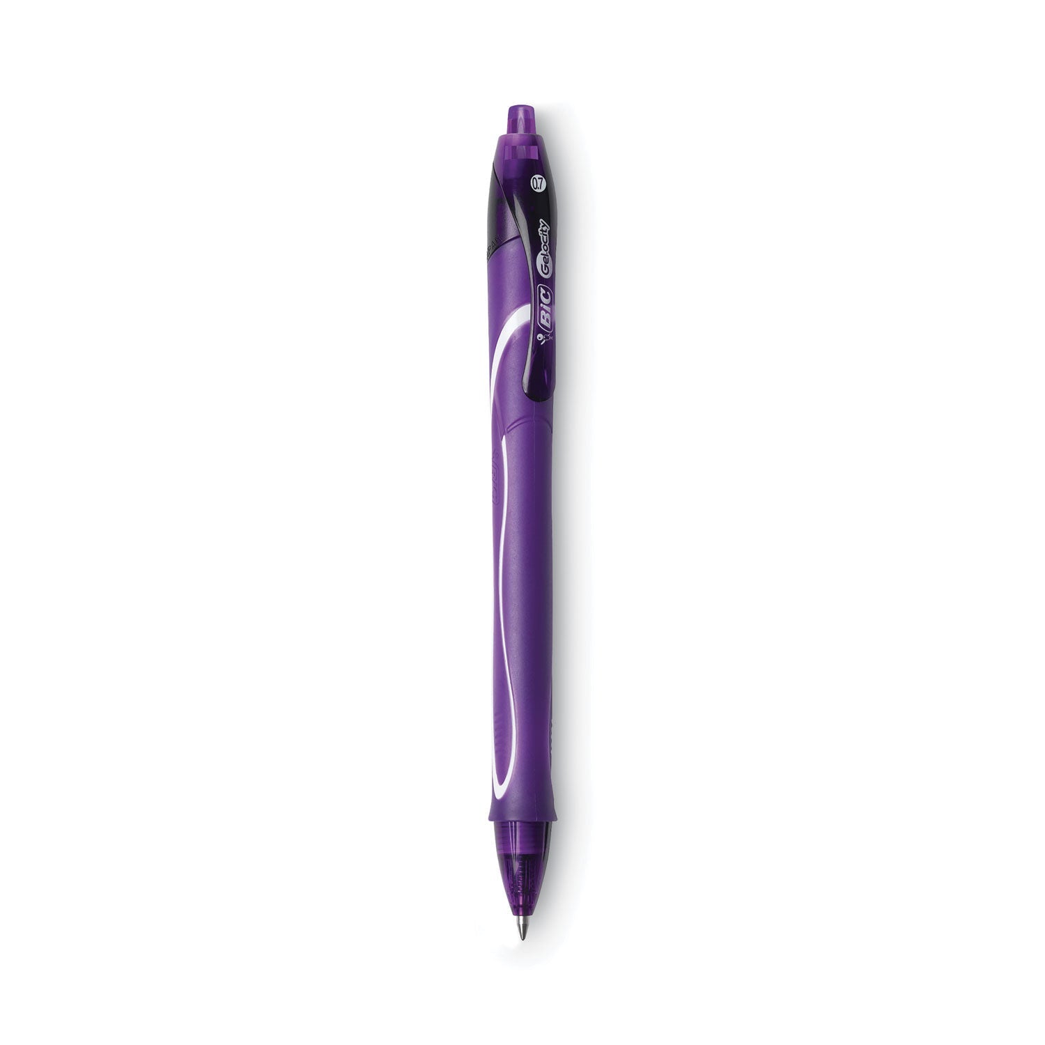 BIC Gel-ocity Quick Dry Gel Pen, Retractable, Medium 0.7 mm, Assorted Ink and Barrel Colors, 8/Pack