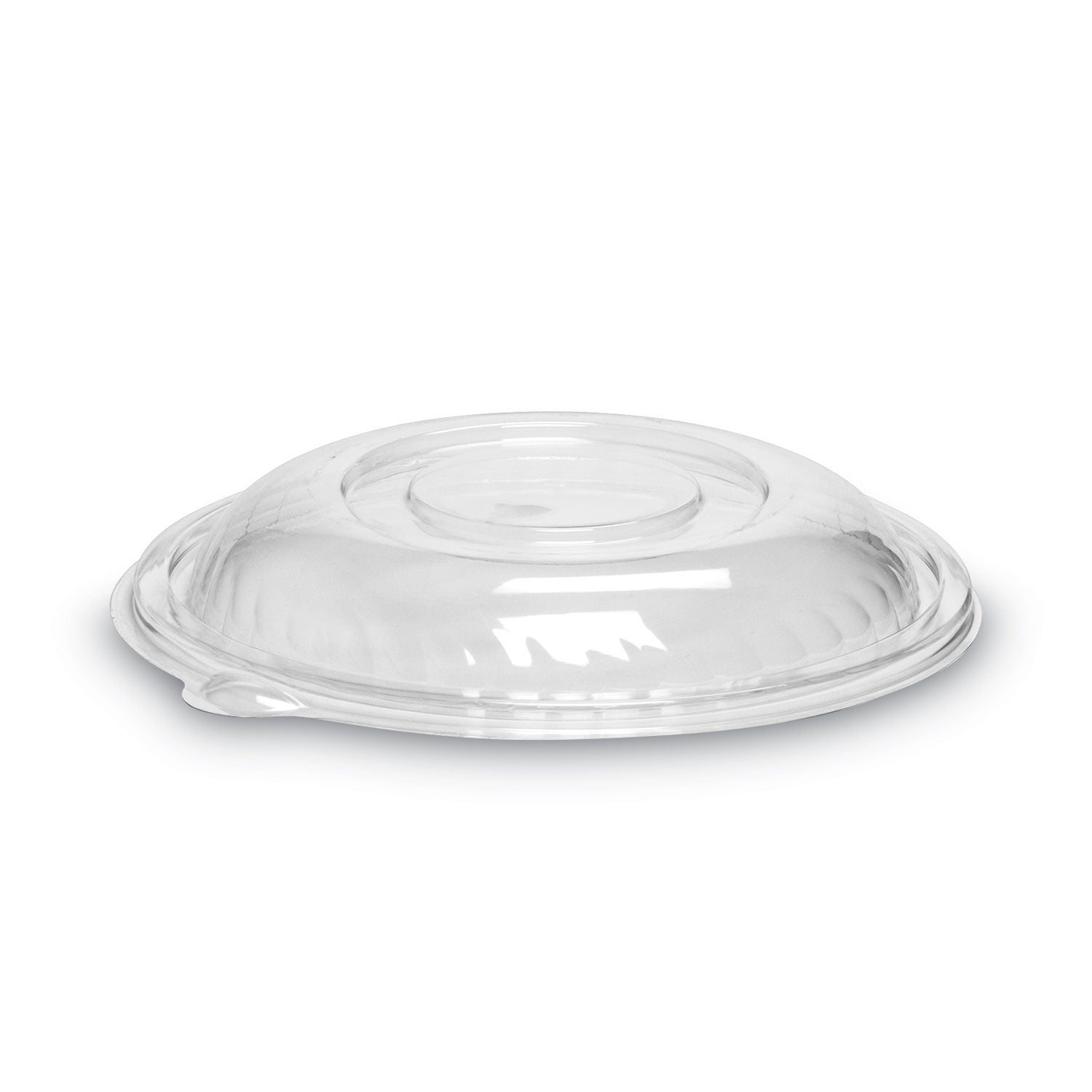 WNA Caterline Pack n' Serve Plastic Lids, Dome Lid, 10" Diameter x 1.38"h, Clear, 25/Carton