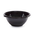 WNA Caterline Pack n' Serve Plastic Bowl, 160 oz, 12" Diameter x 5"h, Black, 25/Carton