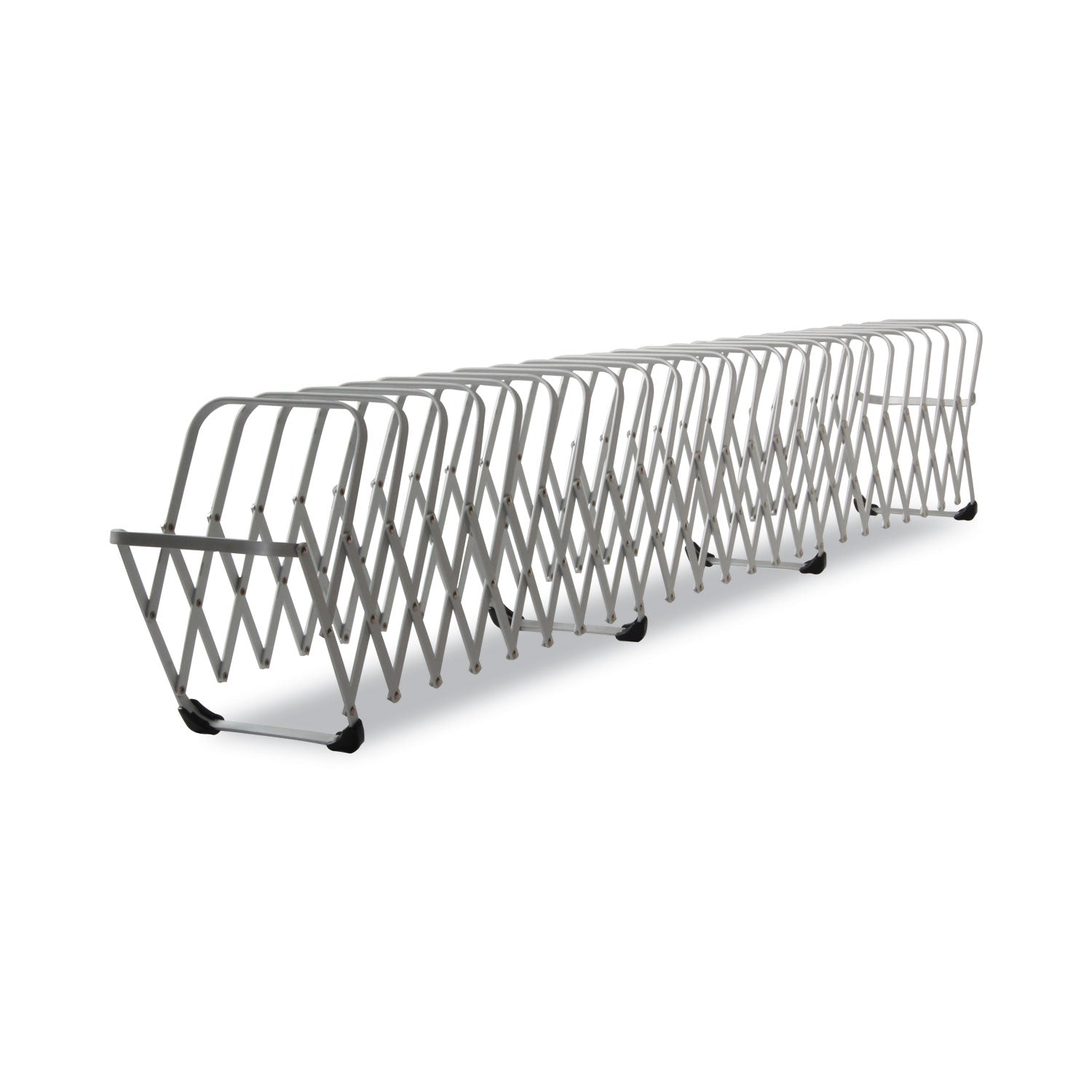 LEE Flexifile Expandable Collator to Organizer, 24 Sections, Letter to Legal Size Files, 6.5" x 10.25" x 10.5", Silver