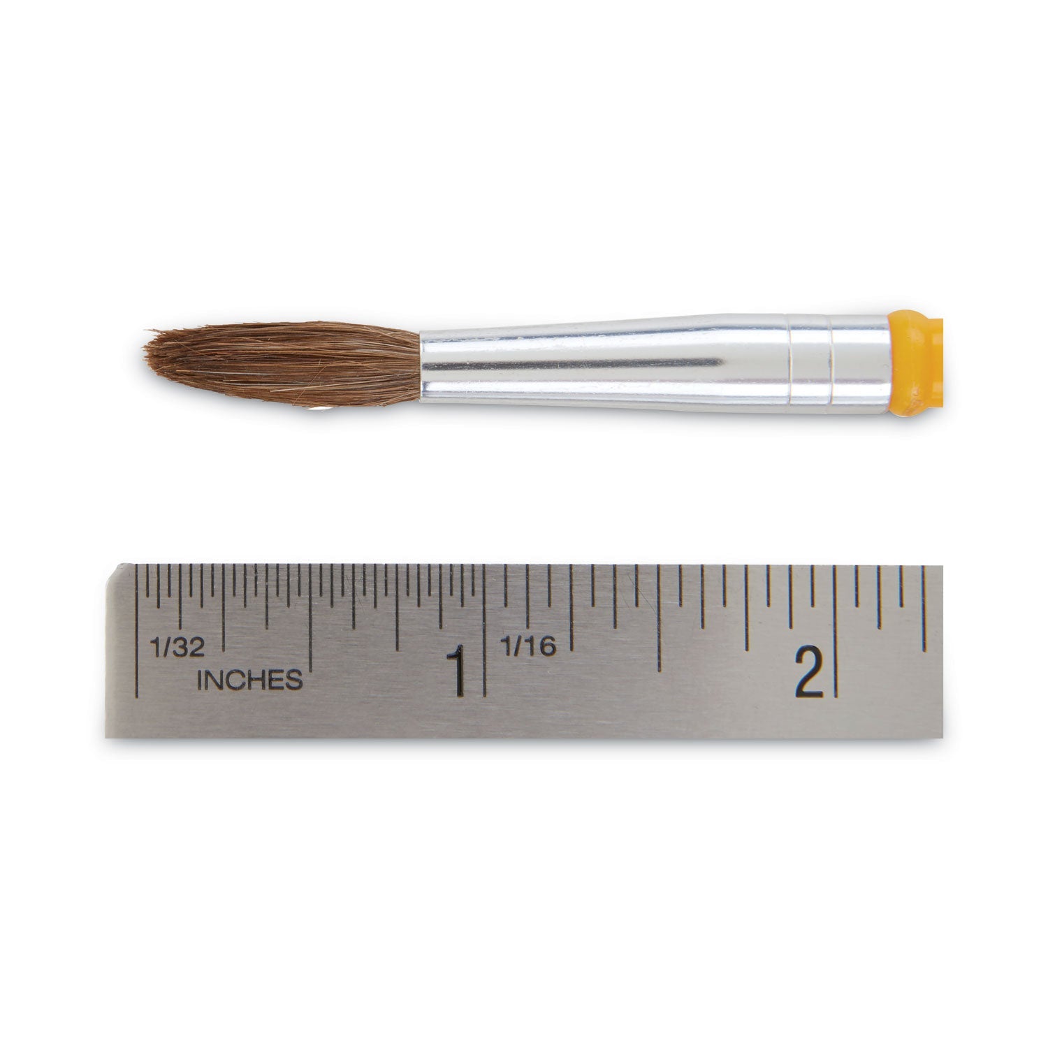 Crayola Watercolor Brush Set, Size 7, Camel-Hair Blend, Round Profile, 3/Pack