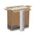 Dixie Sip-Through Dome Hot Drink Lids, Fits 10 oz Cups, White, 100/Pack, 10 Packs/Carton