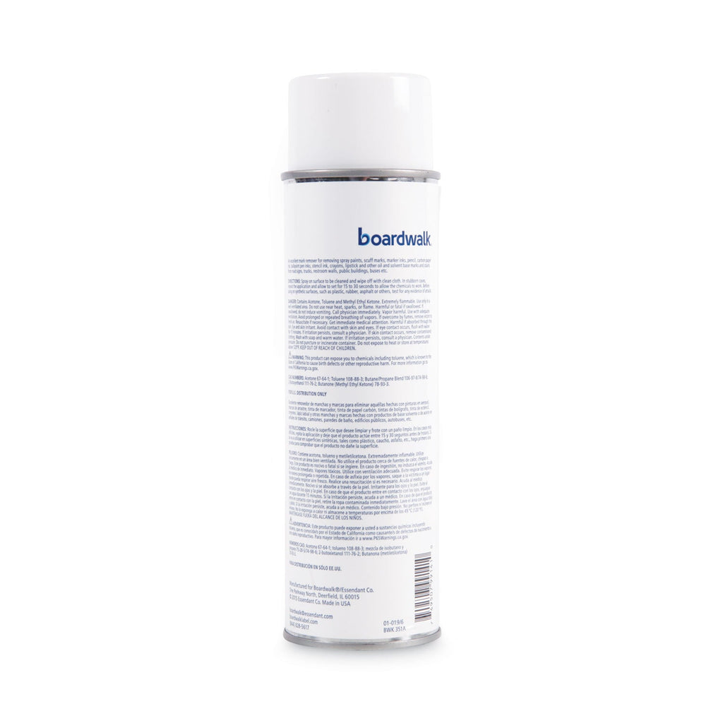 Boardwalk Vandalism Mark Remover, 16 oz Aerosol Spray, 12/Carton