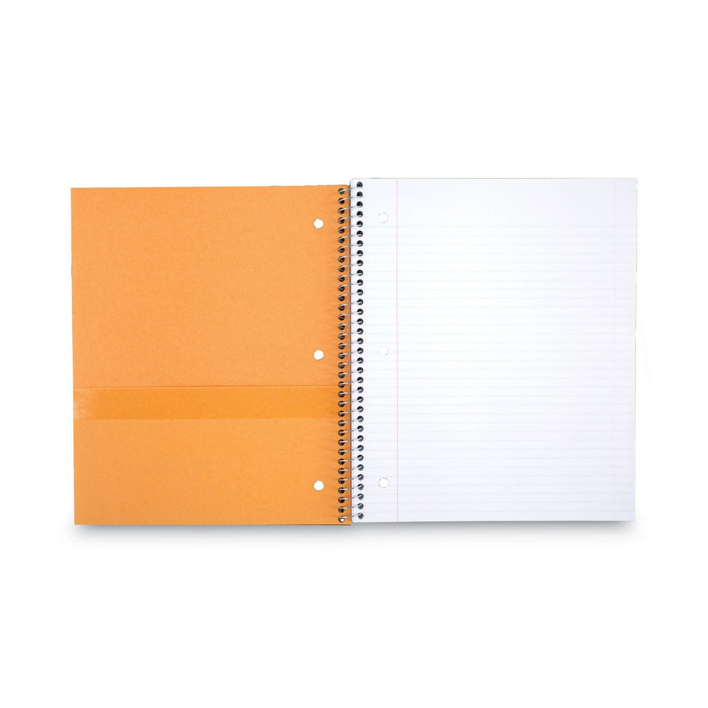 Five Star Wirebound Notebook, 1 Subject, Medium/College Rule, Black Cover, 11 x 8.5, 100 Sheets