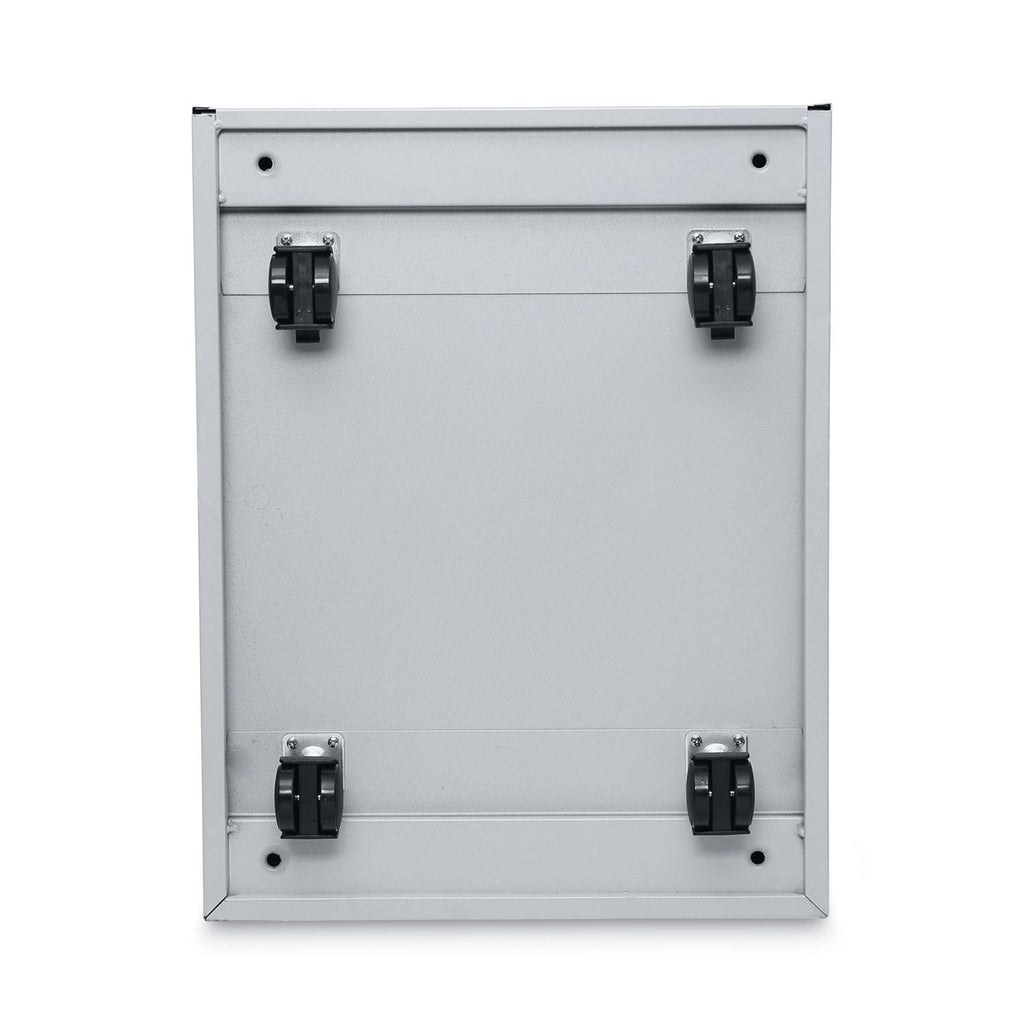 Alera File Pedestal, Left or Right, 2-Drawers: Box/File, Legal/Letter, Light Gray, 14.96" x 19.29" x 21.65"