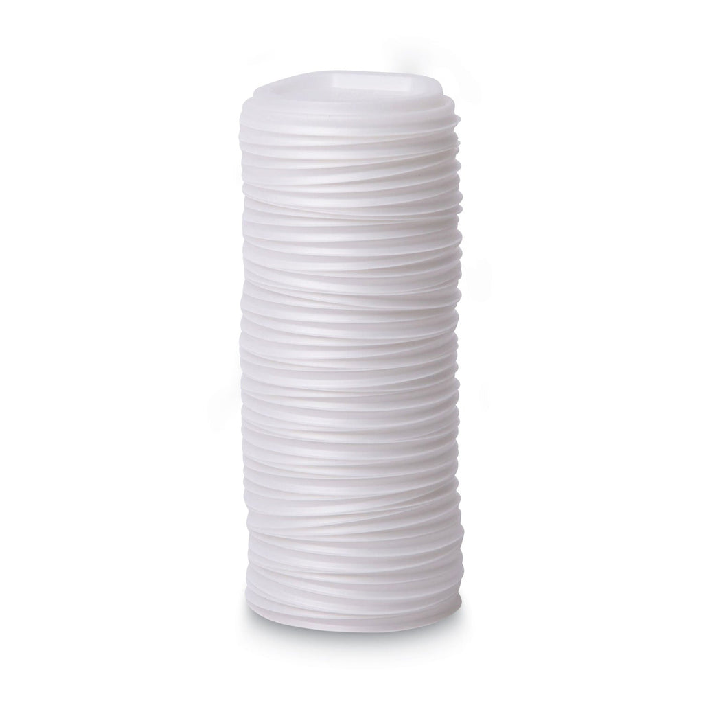 Eco-Products EcoLid Renewable/Compostable Hot Cup Lid, PLA, Fits 10 oz to 20 oz Hot Cups, 50/Pack, 16 Packs/Carton