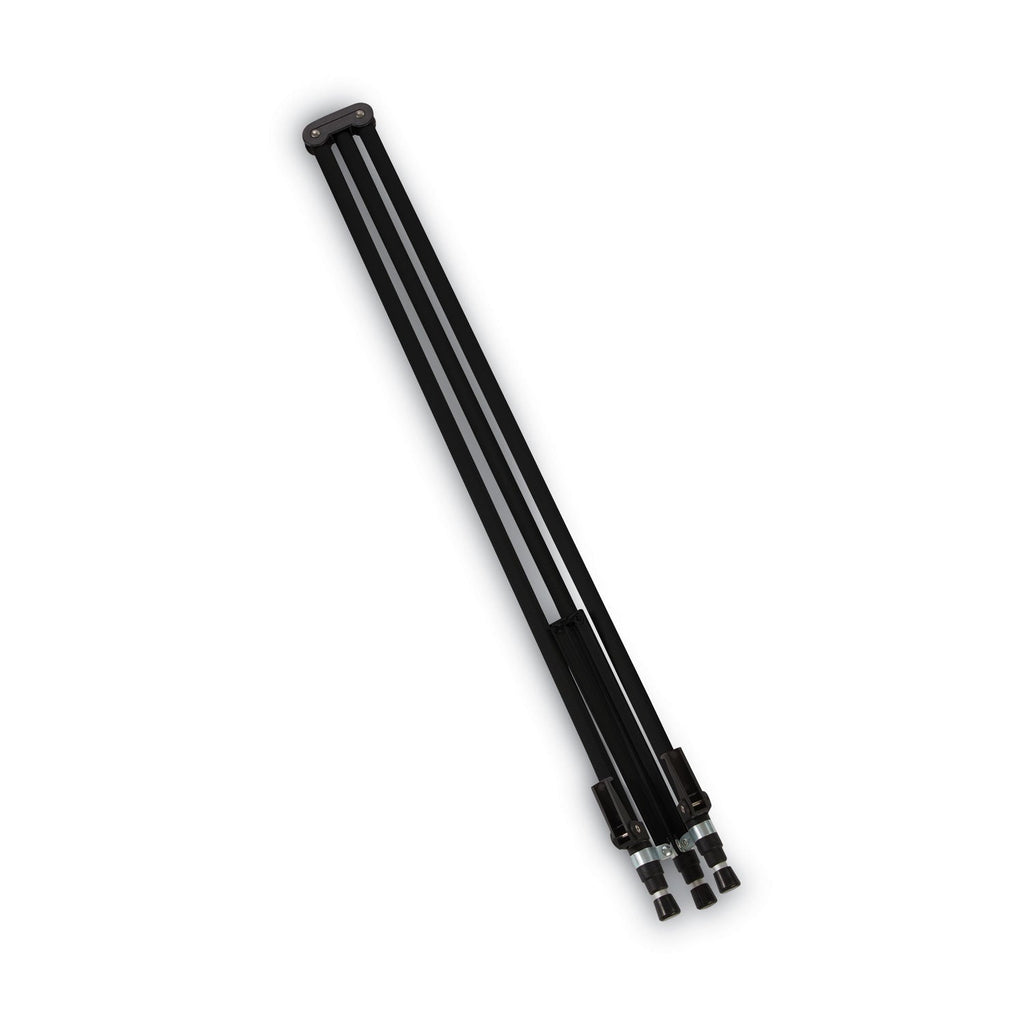 Quartet Lightweight Telescoping Tripod Easel, Adjusts 38" to 66" High, Aluminum, Black