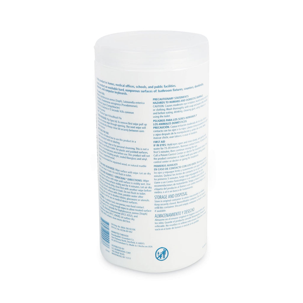 Boardwalk Disinfecting Wipes, 7 x 8, Fresh Scent, 75/Canister, 12 Canisters/Carton