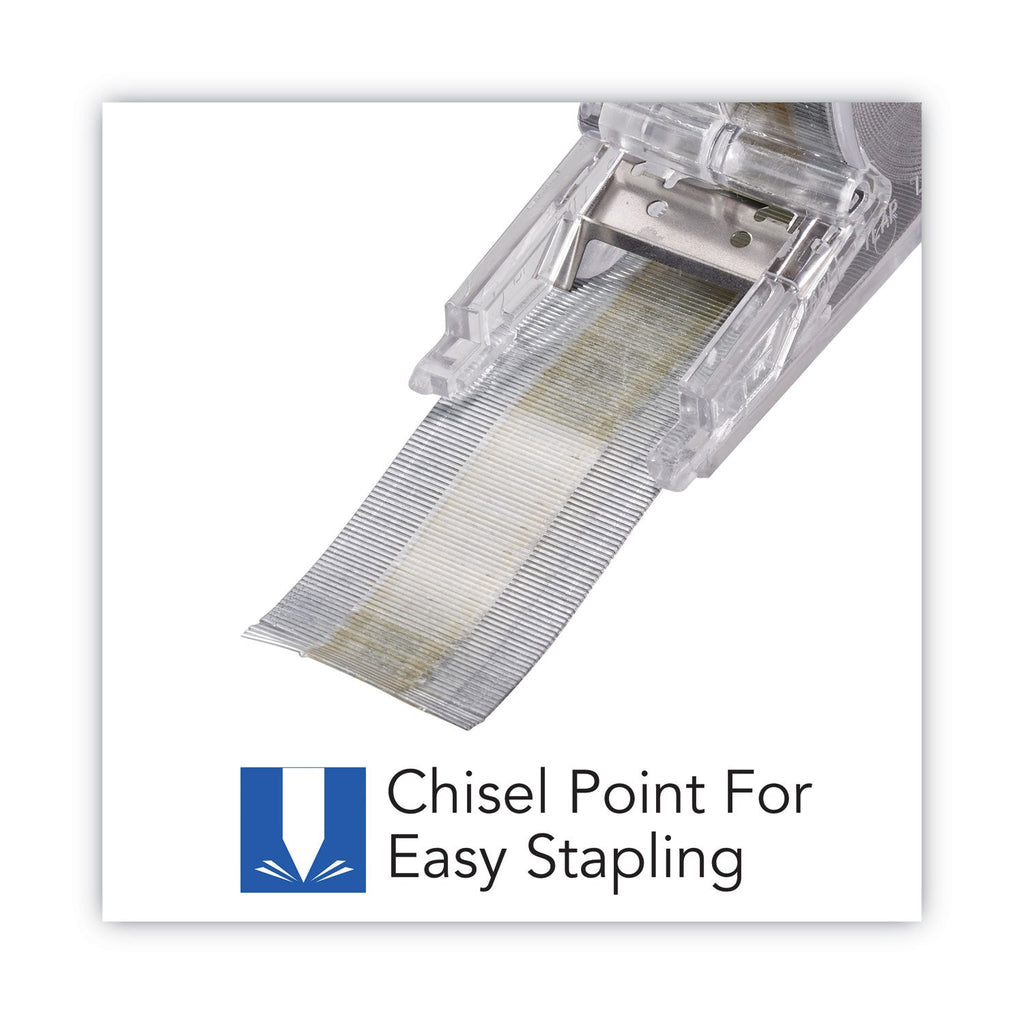 Swingline Cartridge Staples, 0.25" Leg, 0.5" Crown, Steel, 5,000/Box