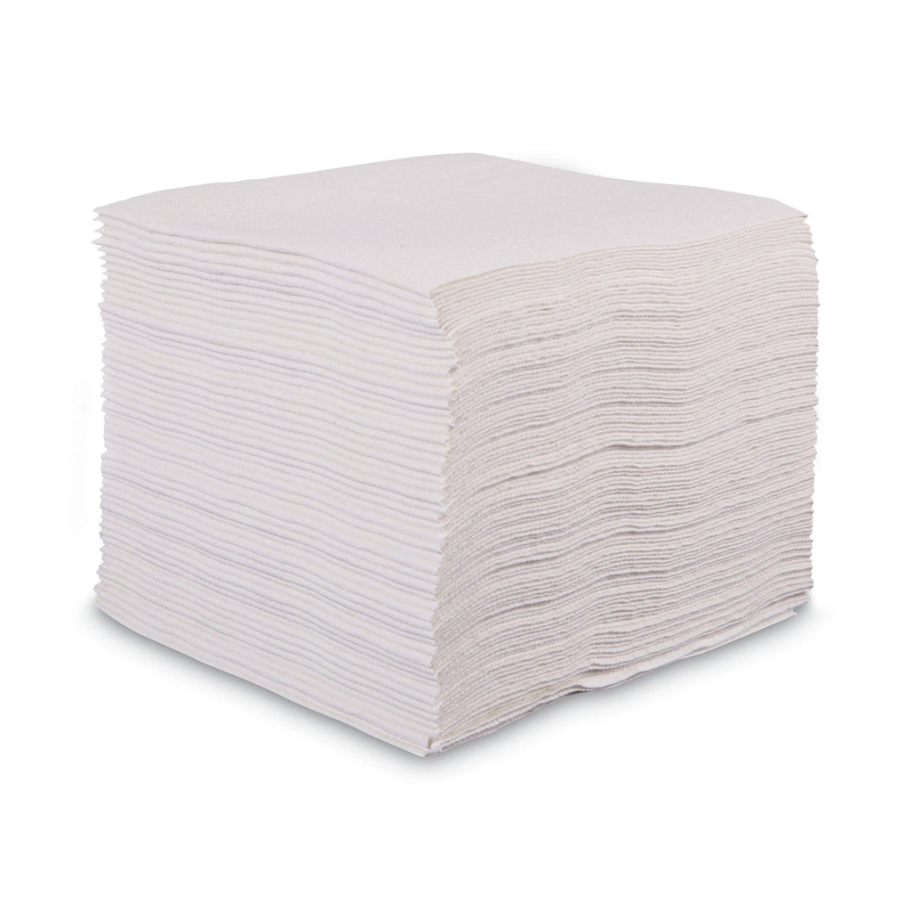 Boardwalk DRC Wipers, 12 x 13, White, 56 Bag, 18 Bags/Carton