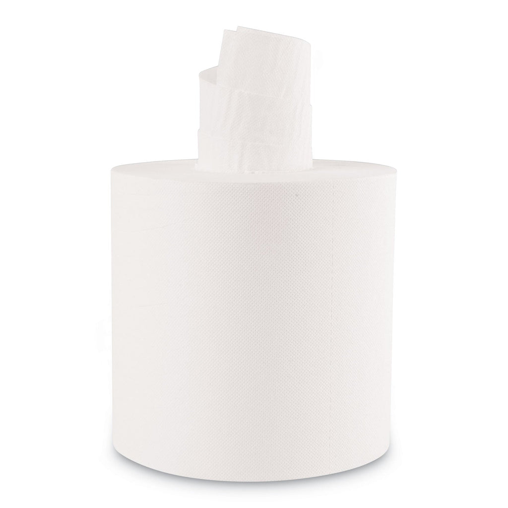 Boardwalk Center-Pull Roll Towels, 2-Ply, 7.6 x 8.9, White, 600/Roll, 6/Carton