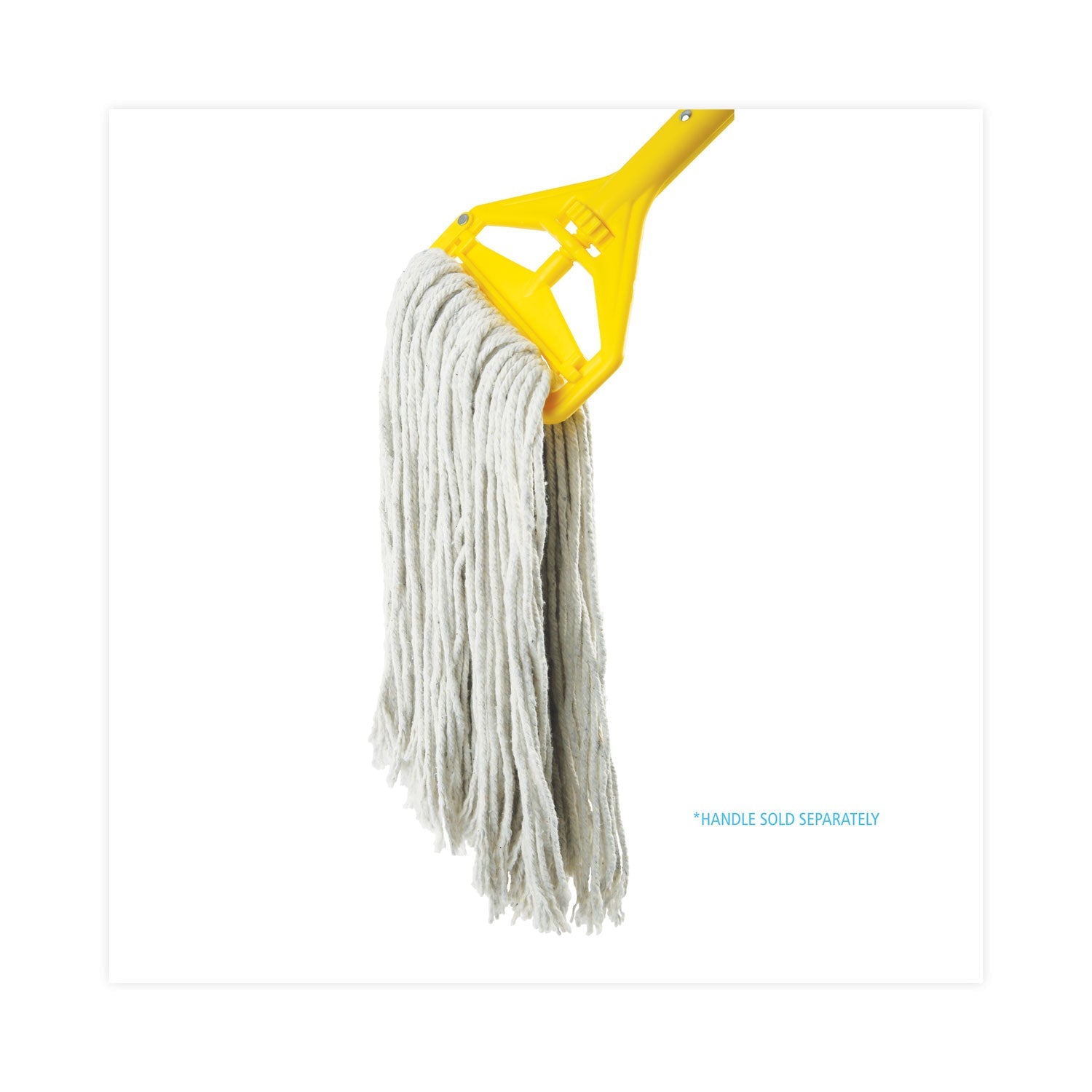 Boardwalk Cut-End Wet Mop Head, Cotton, No. 24, White 12/Carton