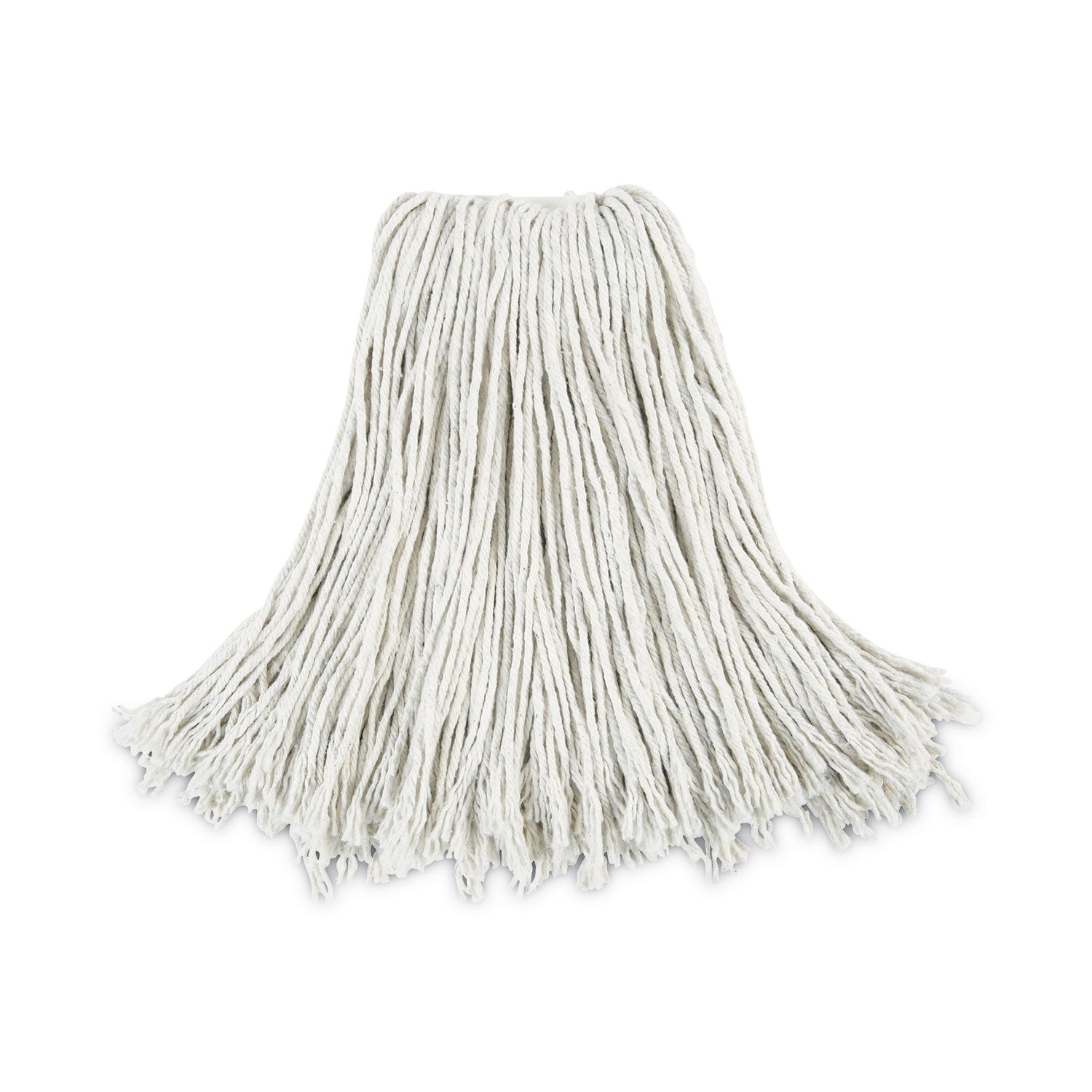 Boardwalk Cut-End Wet Mop Head, Cotton, No. 24, White 12/Carton