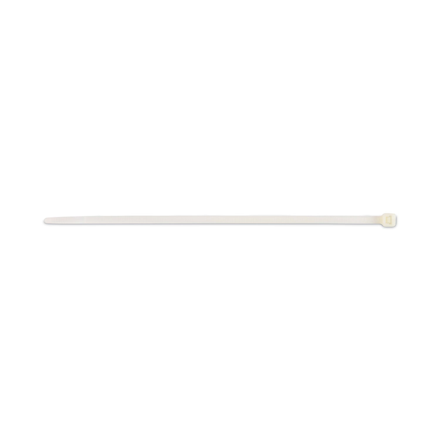 Tatco Nylon Cable Ties, 8 x 0.19, 50 lb, Natural, 1,000/Pack