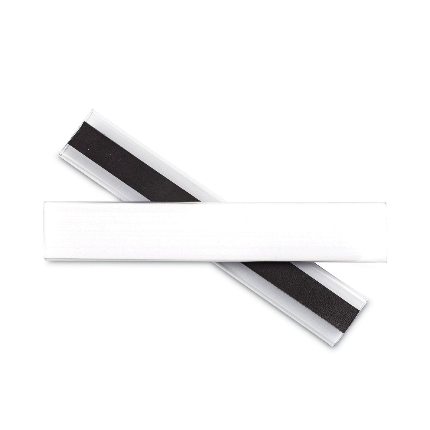 C-Line Clear Magnetic Label Holders, Side Load, 6 x 1, 10/Pack