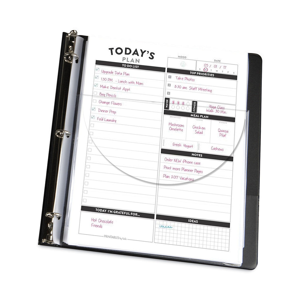 C-Line Super Capacity Sheet Protectors with Tuck-In Flap, 200", Letter Size, 10/Pack