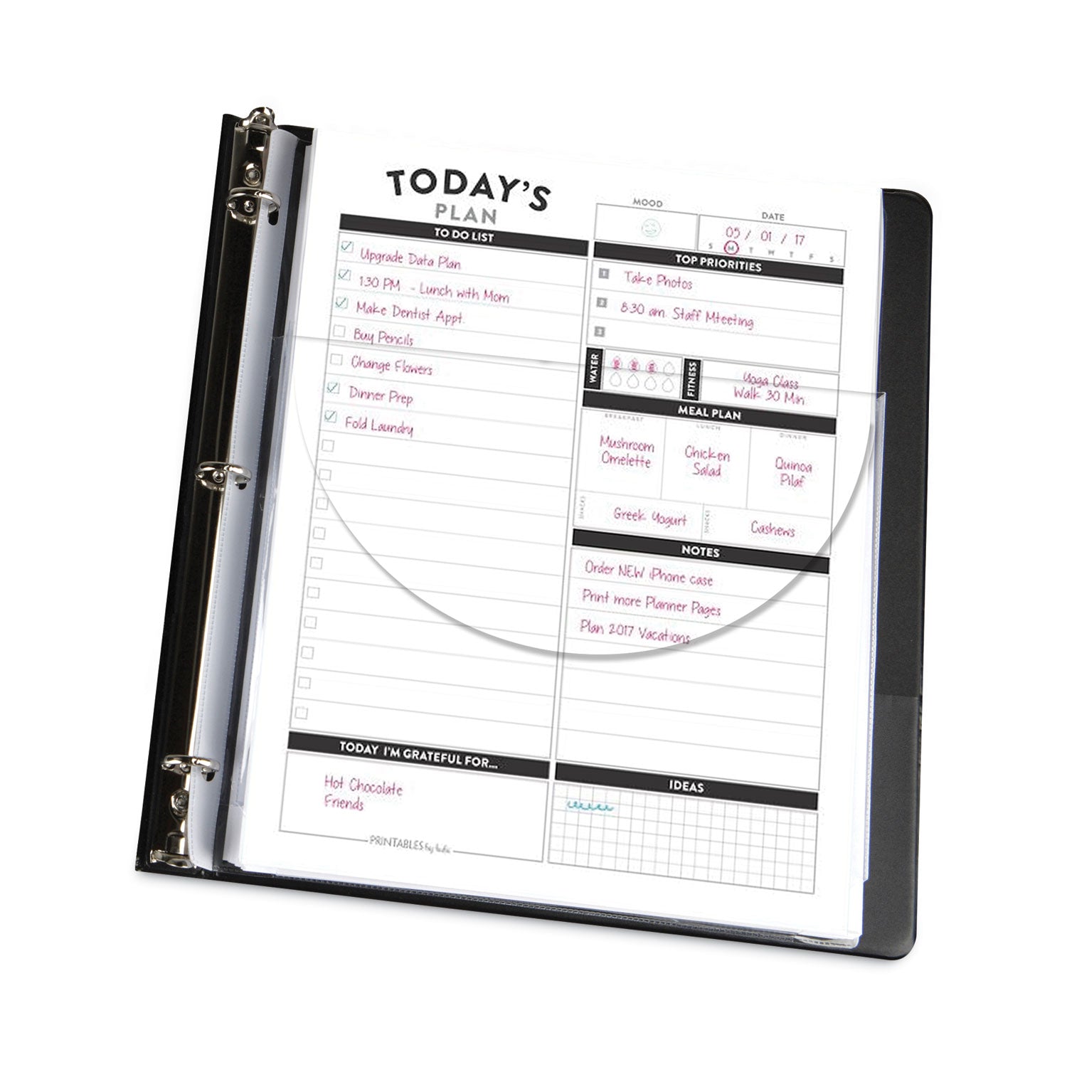 C-Line Super Capacity Sheet Protectors with Tuck-In Flap, 200", Letter Size, 10/Pack