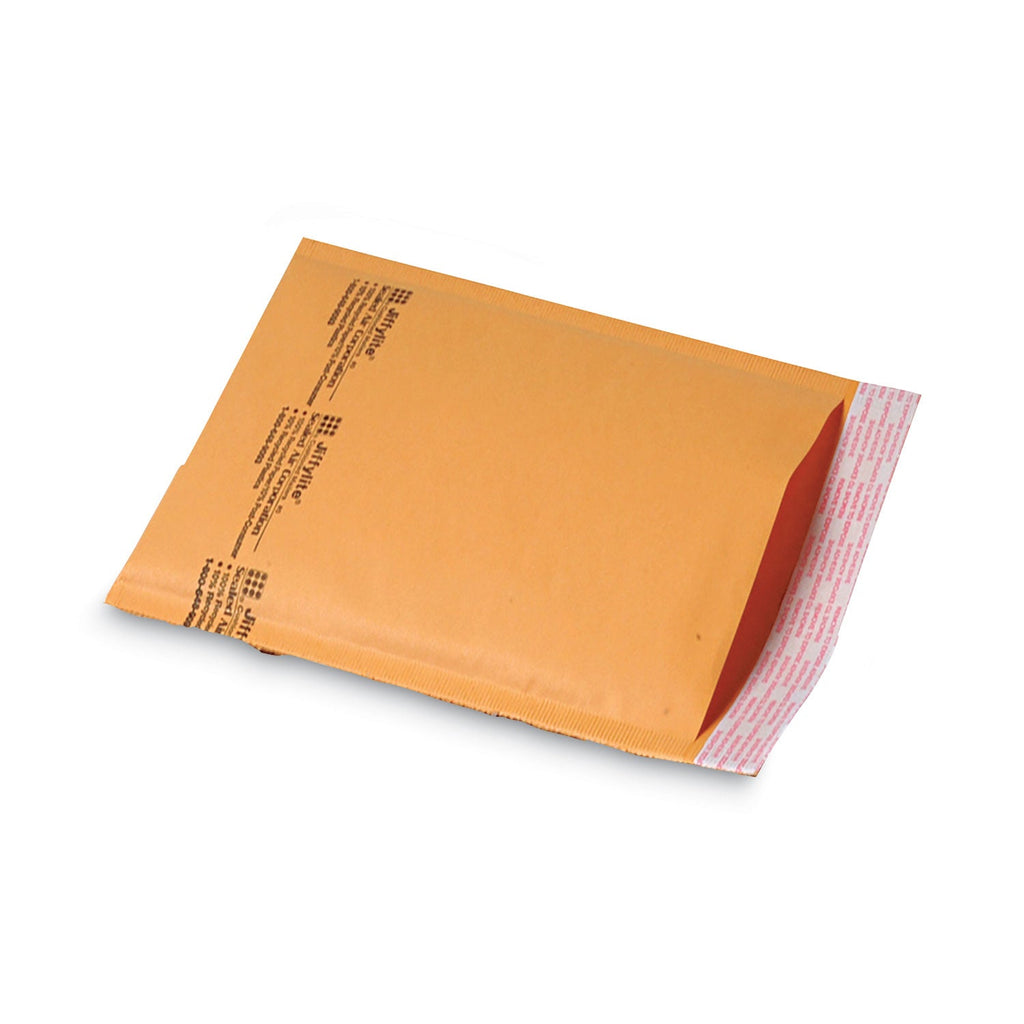 Sealed Air Jiffy Padded Mailer, #4, Paper Padding, Self-Adhesive Closure, 9.5 x 14.5, Natural Kraft, 100/Carton
