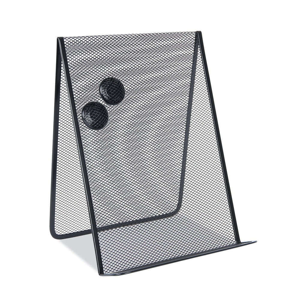 Universal Metal Mesh Document Holder Free Standing, 35 Sheet Capacity, Metal, Black