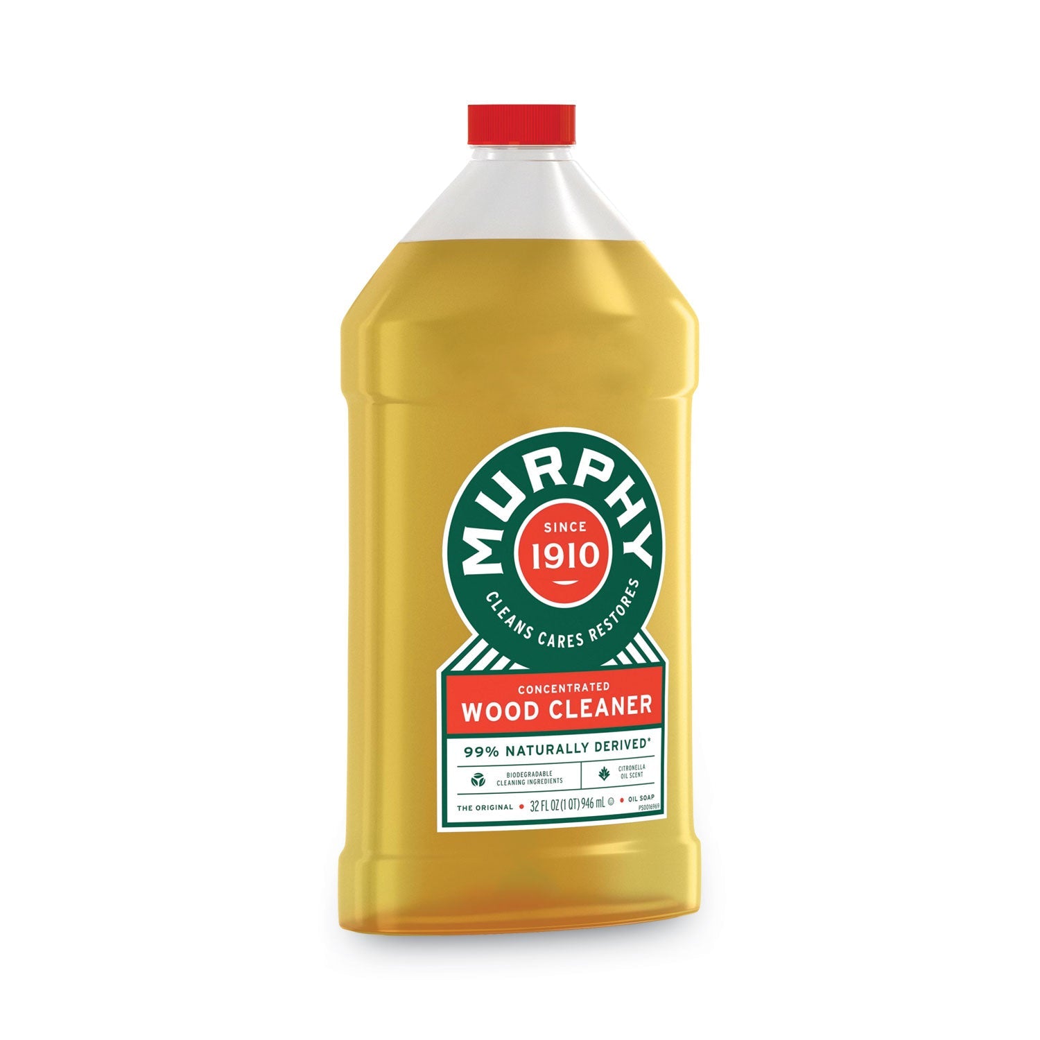 Murphy Original Wood Cleaner, Liquid, 32 oz Bottle, 9/Carton
