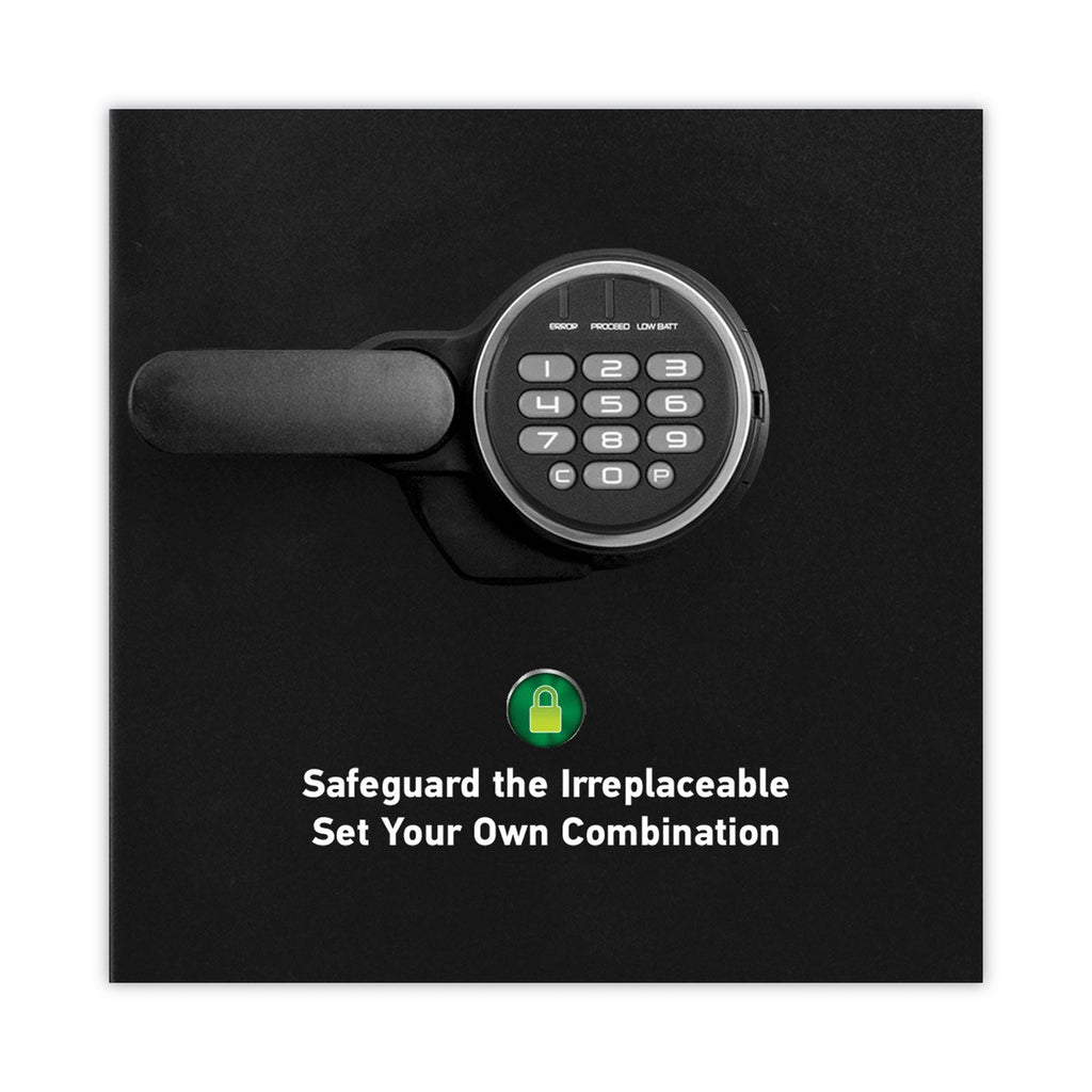 Sentry Fire-Safe with Digital Keypad Access, 2 cu ft, 18.67w x 19.38d x 23.88h, Black