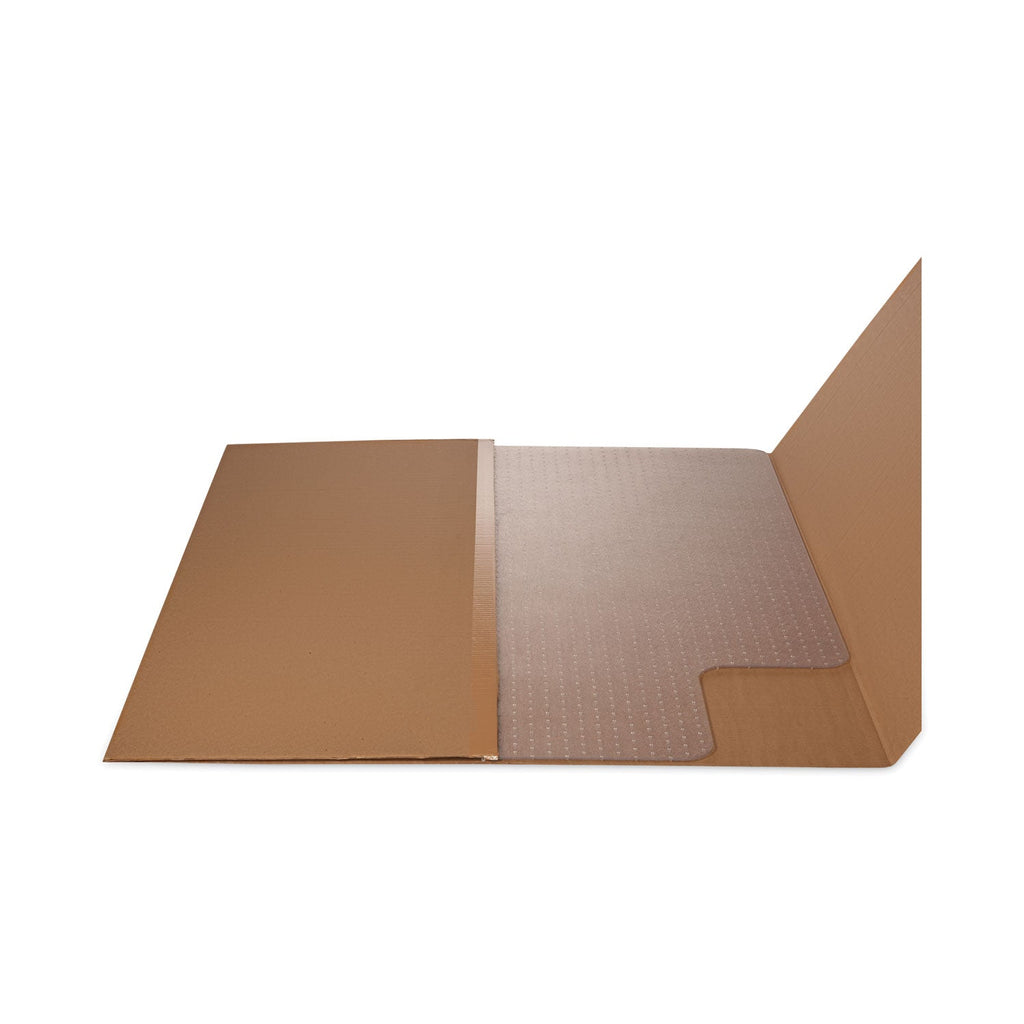 deflecto SuperMat Frequent Use Chair Mat for Medium Pile Carpet, 46 x 60, Wide Lipped, Clear