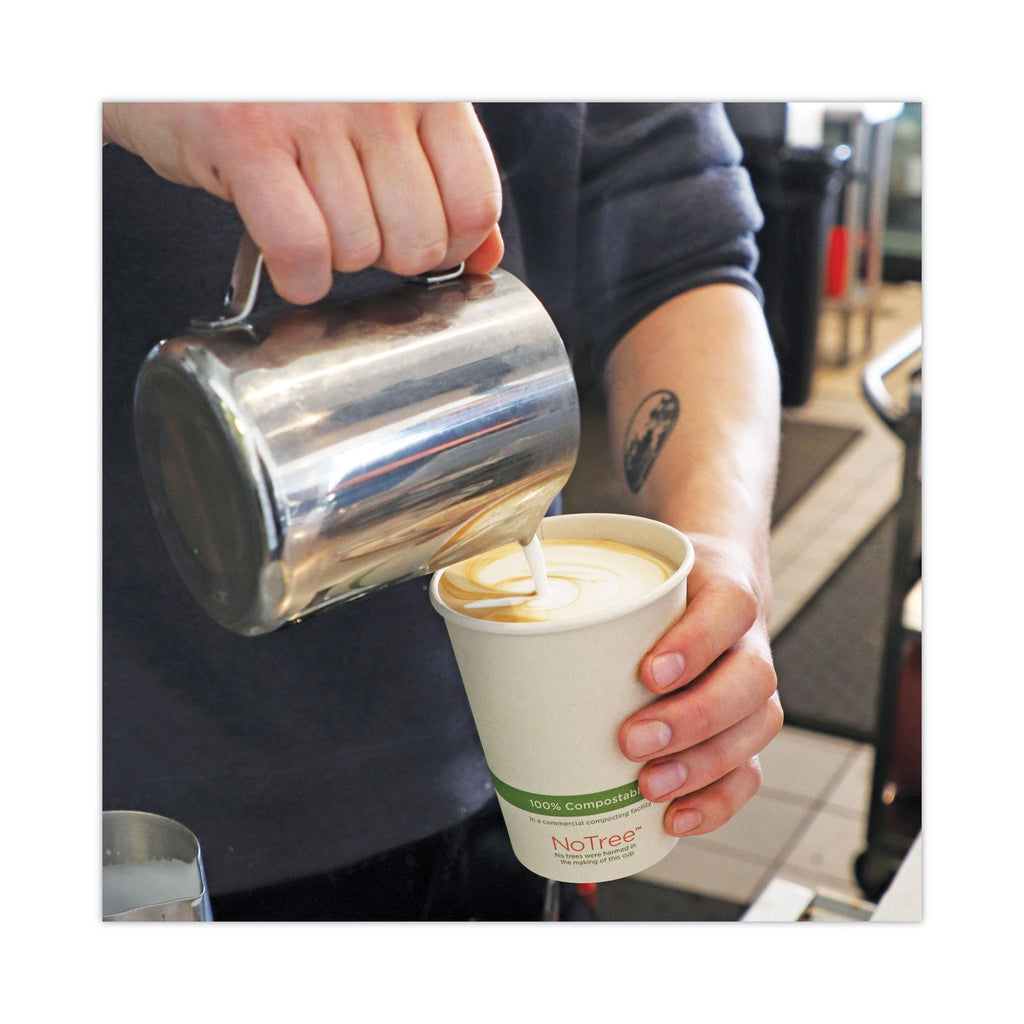 World Centric NoTree Paper Hot Cups, 6 oz, Natural, 1,000/Carton