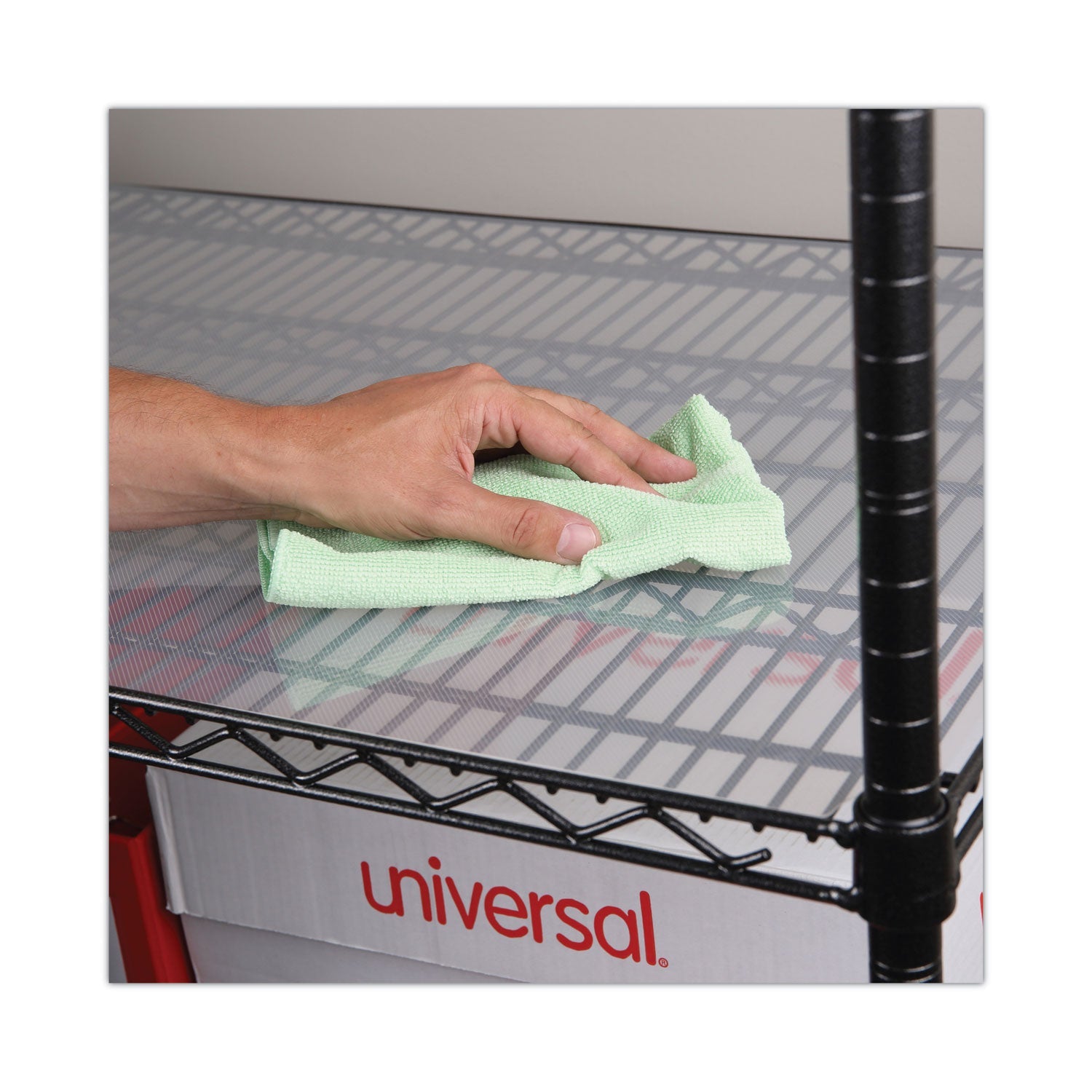 Alera Shelf Liners For Wire Shelving, Clear Plastic, 36w x 24d, 4/Pack