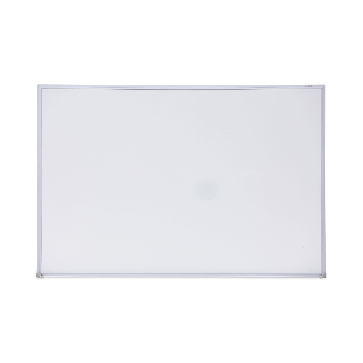 Universal Dry Erase Board, Melamine, 36 x 24, Satin-Finished Aluminum Frame