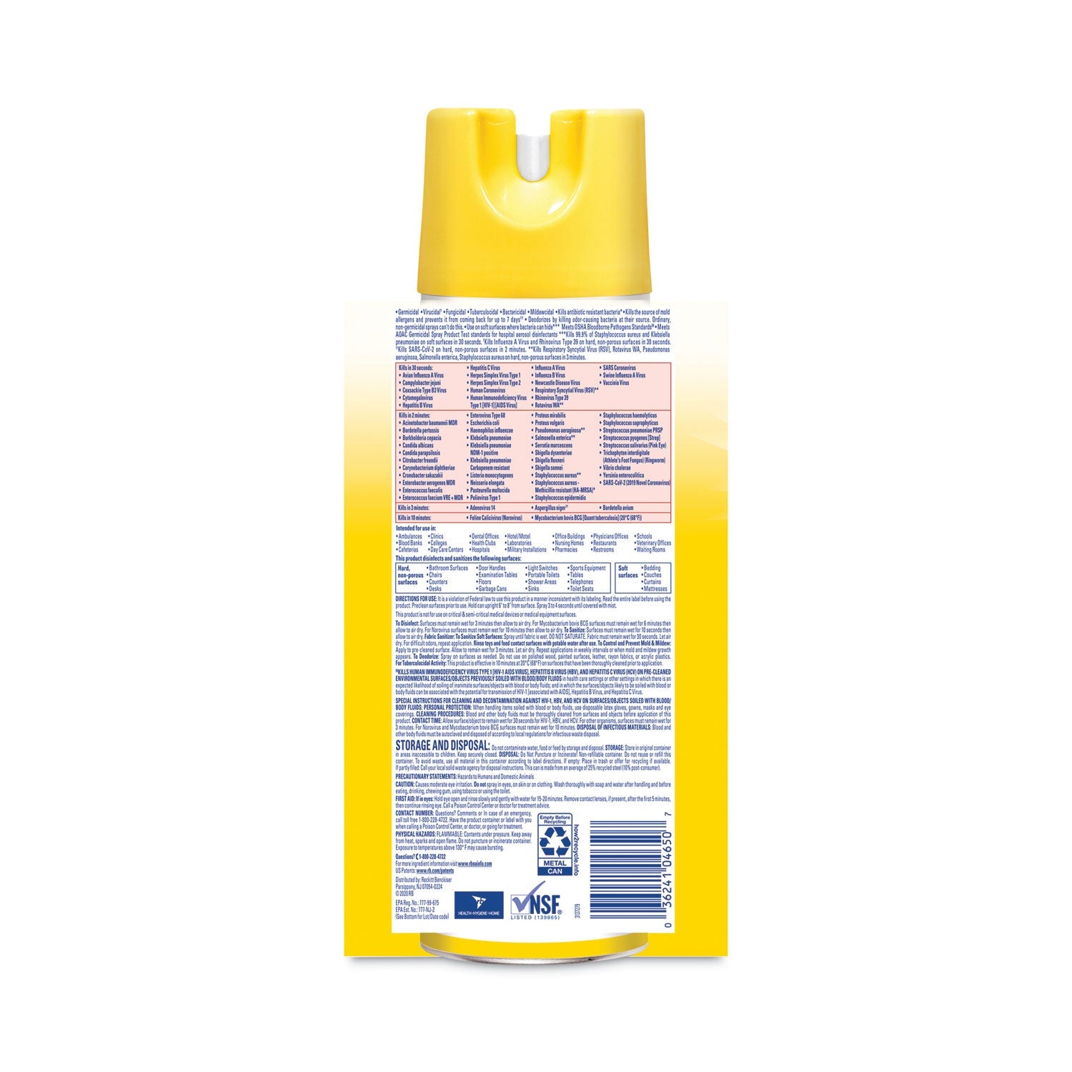 Professional LYSOL Disinfectant Spray, Original Scent, 19 oz Aerosol Spray