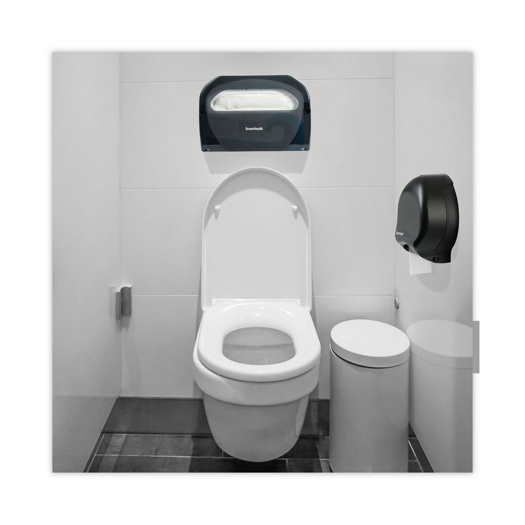 Boardwalk JRT Jr. Bath Tissue, Jumbo, Septic Safe, 1-Ply, White, 3.3" x 2,000 ft, 12/Carton