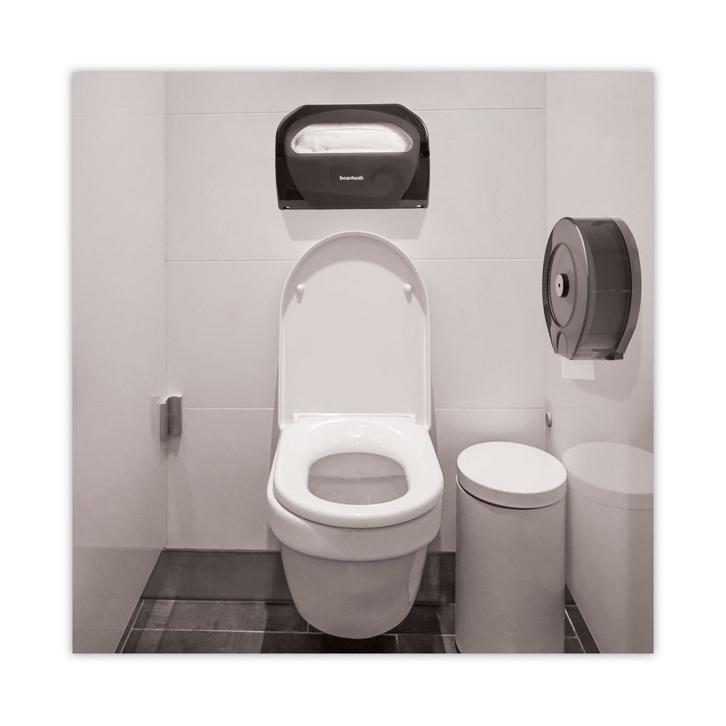 Boardwalk JRT Bath Tissue, Jumbo, Septic Safe, 2-Ply, White, 3.5" x 2,000 ft, 6 Rolls/Carton