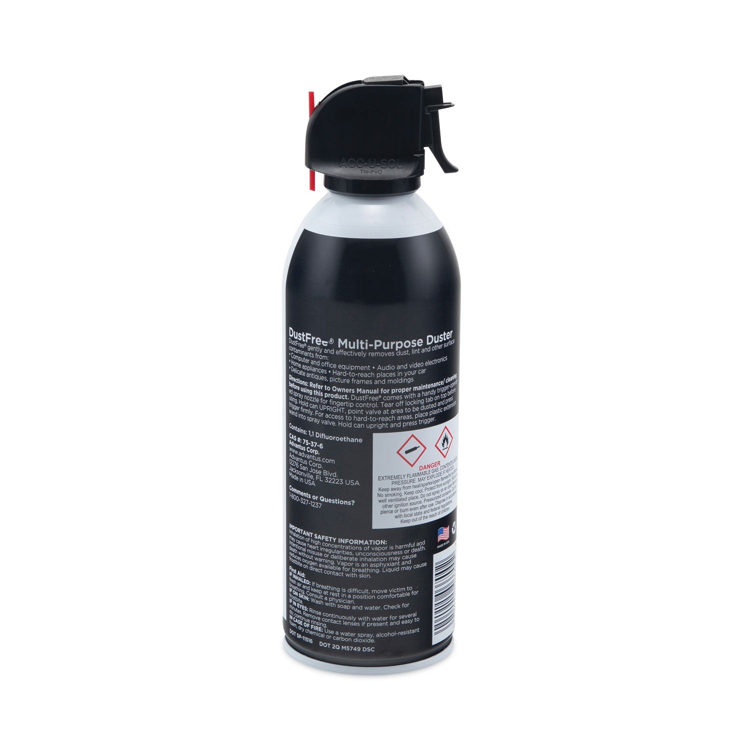 Read Right DustFree Multipurpose Duster, 10 oz Can, 6/Pack