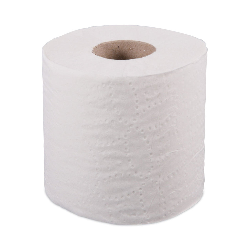Boardwalk 1-Ply Toilet Tissue, Septic Safe, White, 1,000 Sheets, 96 Rolls/Carton