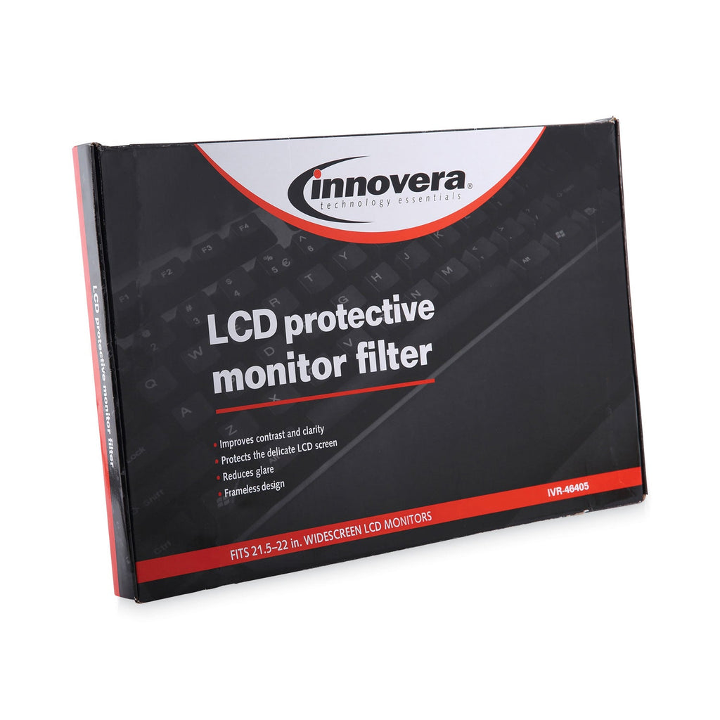 Innovera Protective Antiglare LCD Monitor Filter, 21.5"-22" Widescreen LCD, 16:9/16:10