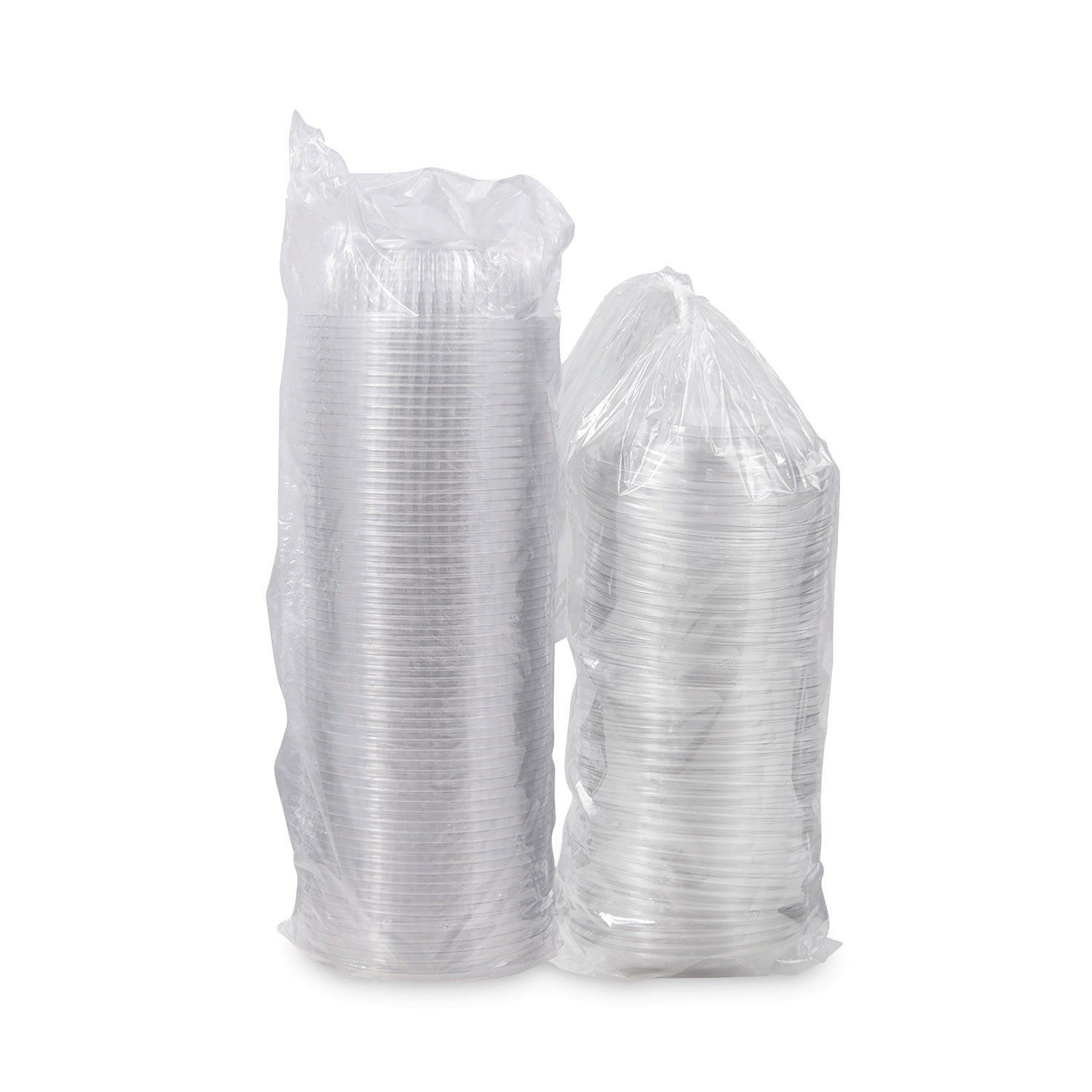 Dart PresentaBowls Bowl/Lid Combo-Paks, 24 oz, 7.25 Diameter x 2.38 h, Clear, Plastic, 63/Pack, 2 Pack/Carton