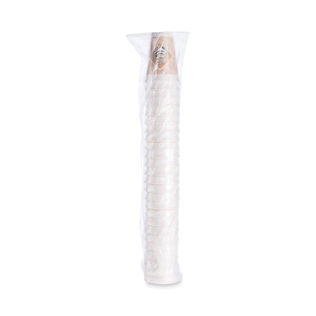Dart Cafe G Foam Hot/Cold Cups, 16 oz, Brown/Green/White, 1,000/Carton