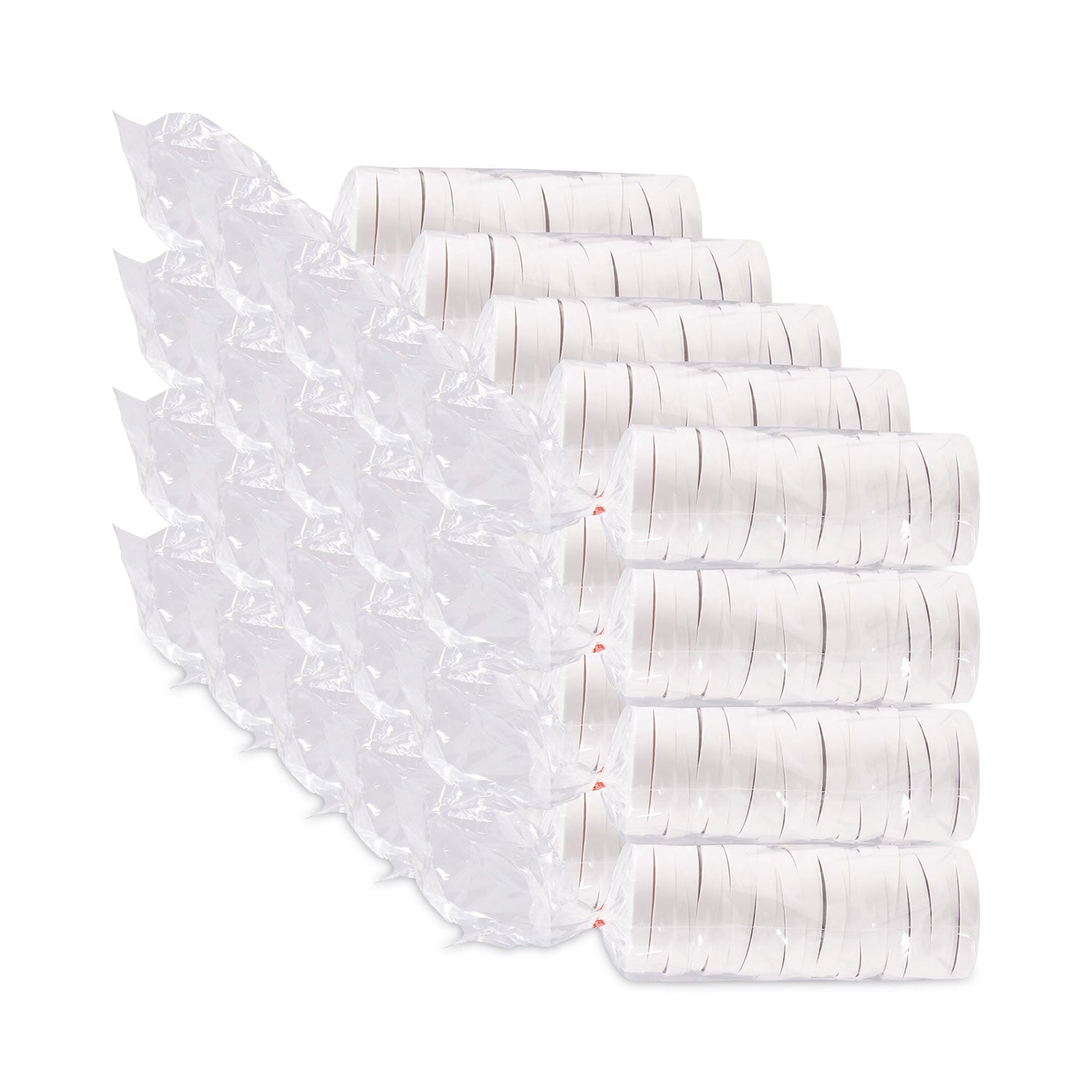 Dart Paper Lids for 32 oz Food Containers, Vented, 4.6" Diameter x 0.7"h, White, 25/Bag, 20 Bags/Carton