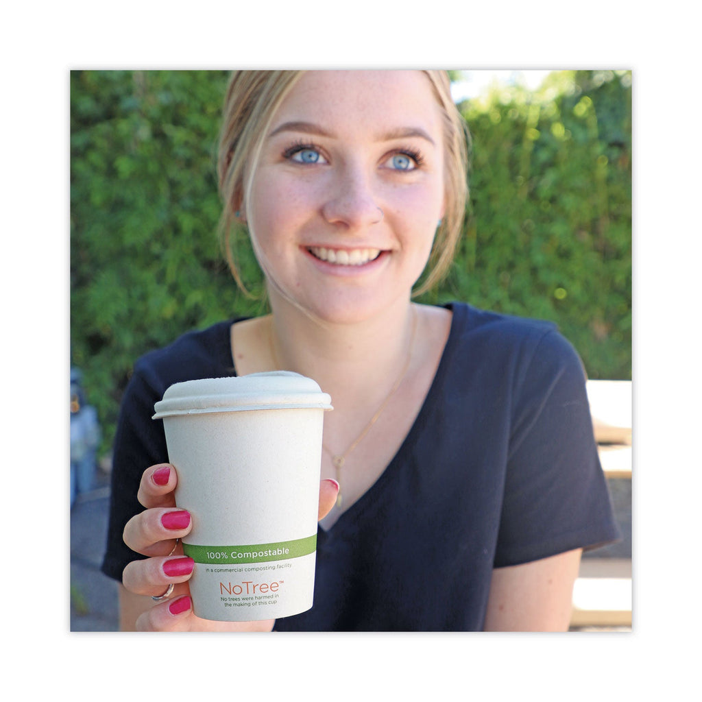 World Centric NoTree Paper Hot Cups, 16 oz, Natural, 1,000/Carton
