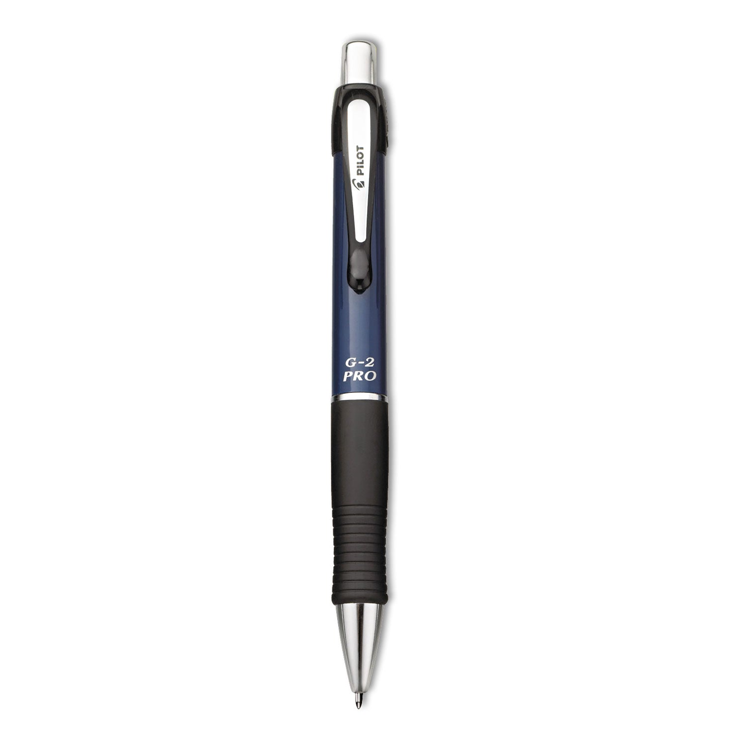 Pilot G2 Pro Gel Pen, Retractable, Fine 0.7 mm, Black Ink, Blue Barrel