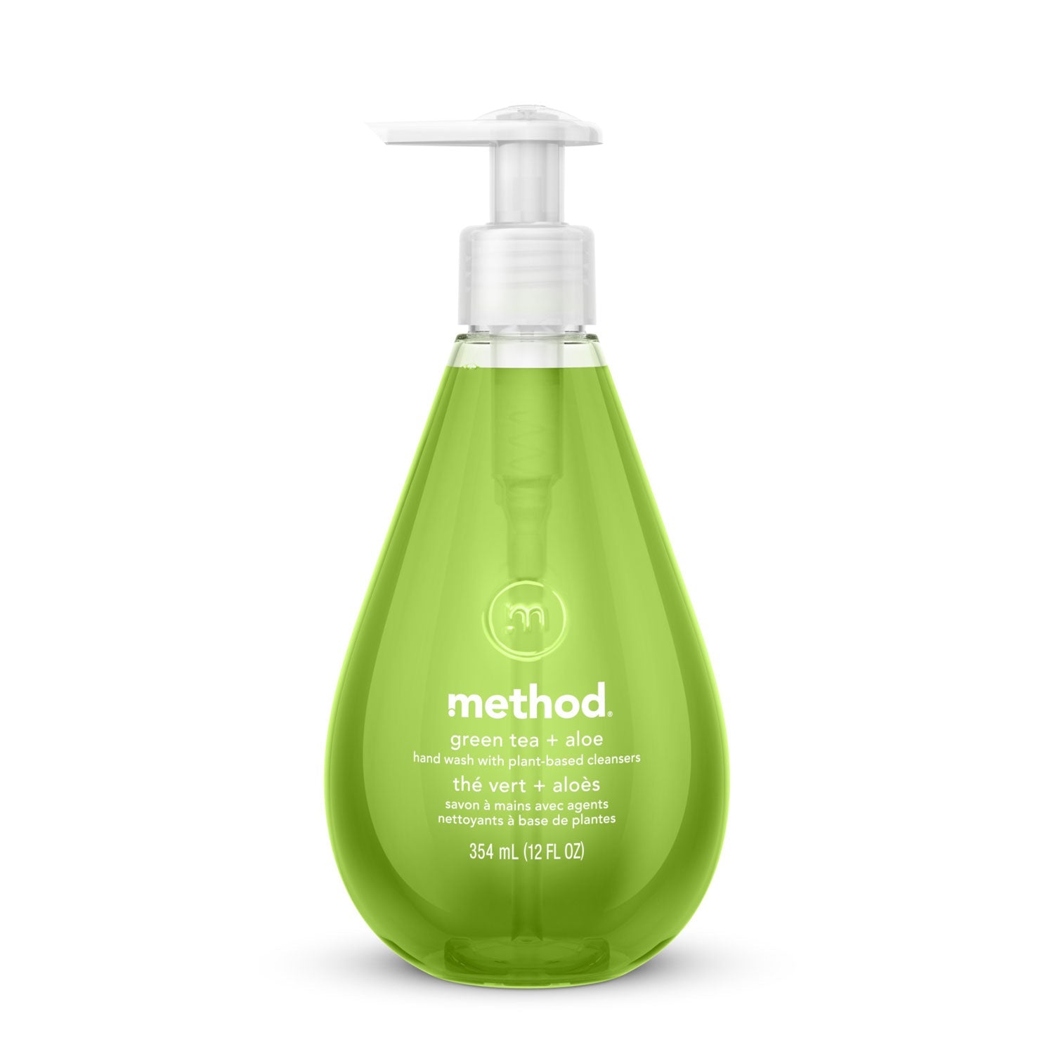Method Gel Hand Wash, Green Tea and Aloe, 12 oz Pump Bottle