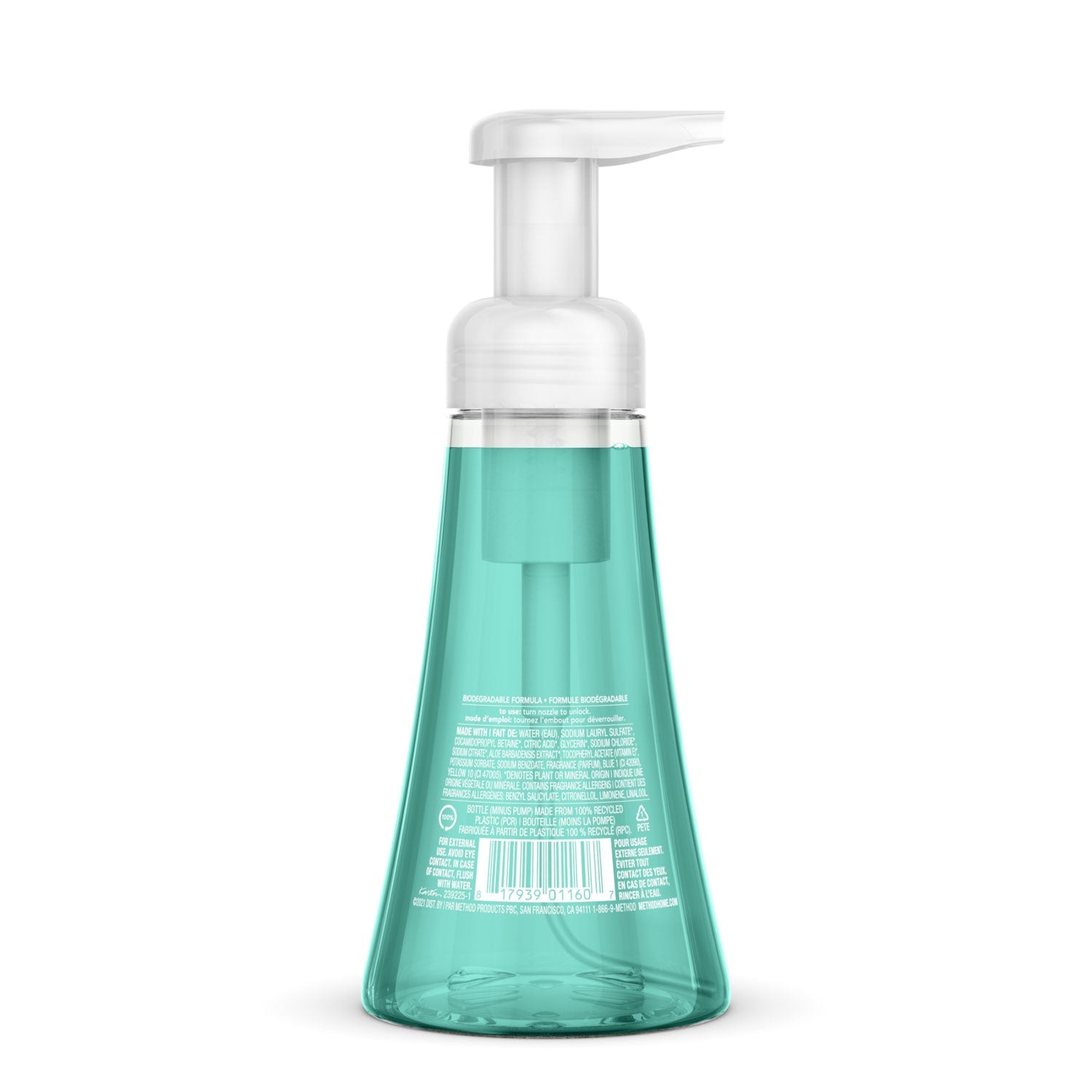 Method Foaming Hand Wash, Waterfall, 10 oz Pump Bottle