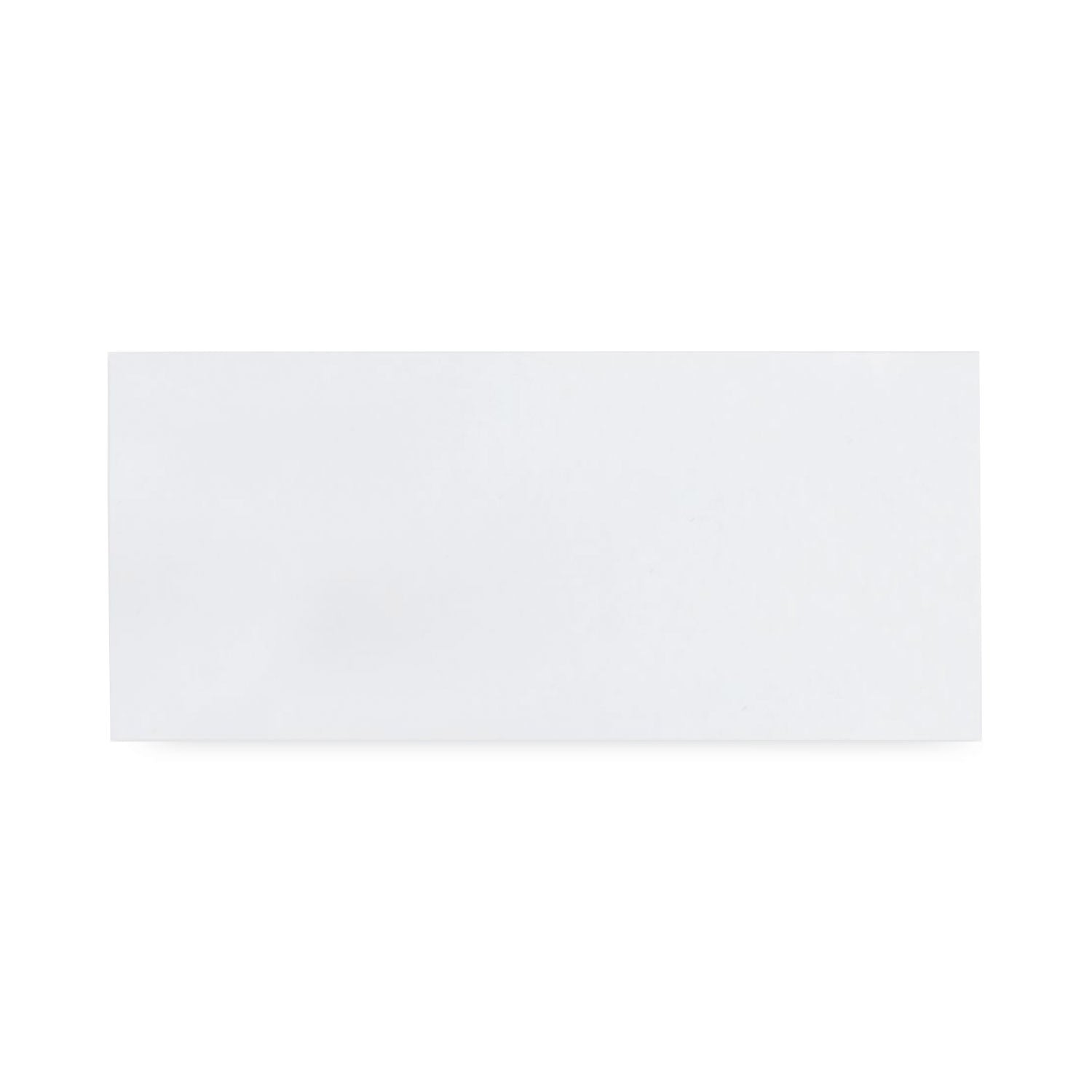 Quality Park Business Envelope, #10, Commercial Flap, Diagonal Seam, Gummed Closure, 24 lb Bond Weight Paper, 4.13 x 9.5, White, 1,000/Box