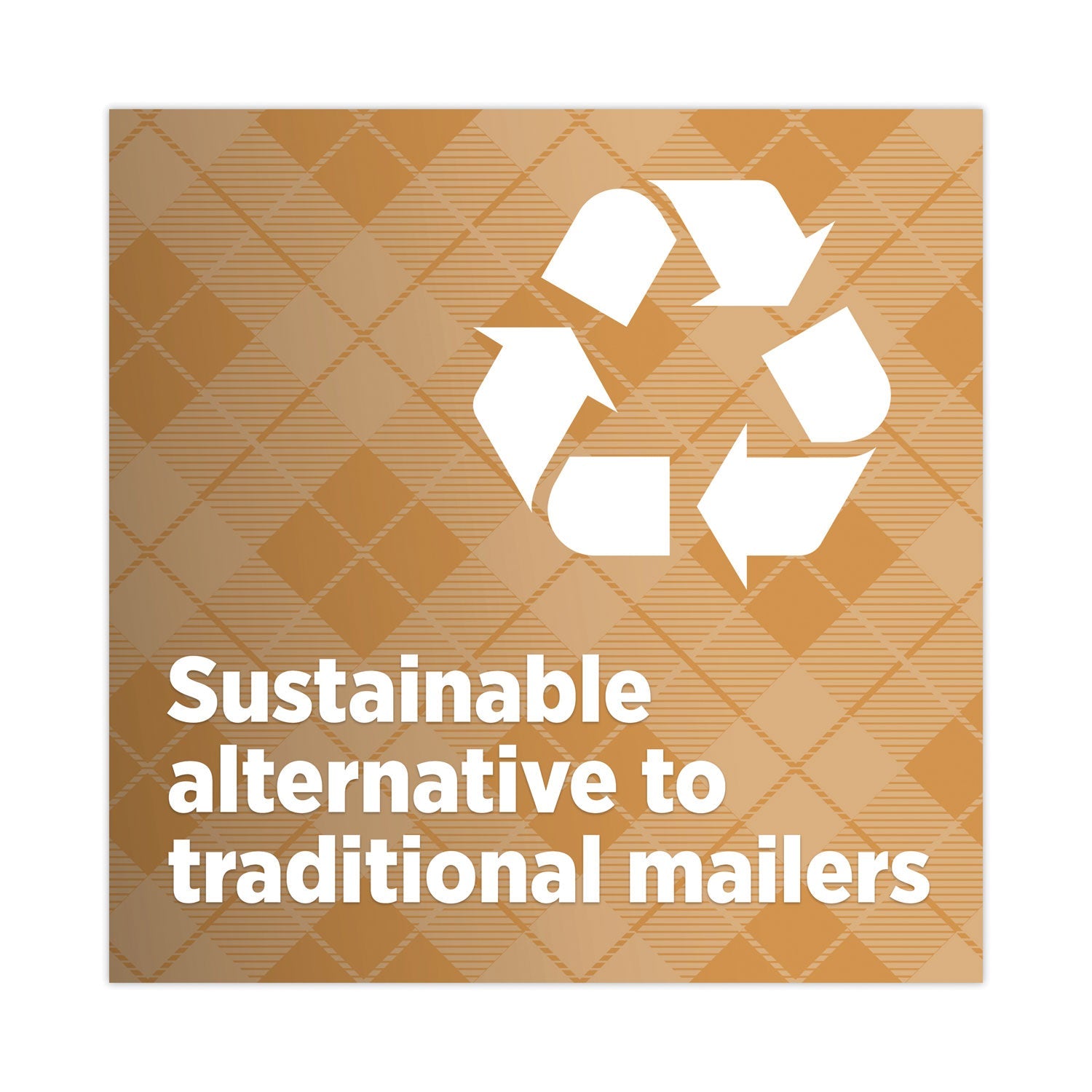 Scotch Curbside Recyclable Padded Mailer, #5, Bubble Cushion, Self-Adhesive Closure, 12 x 17.25, Natural Kraft, 100/Carton