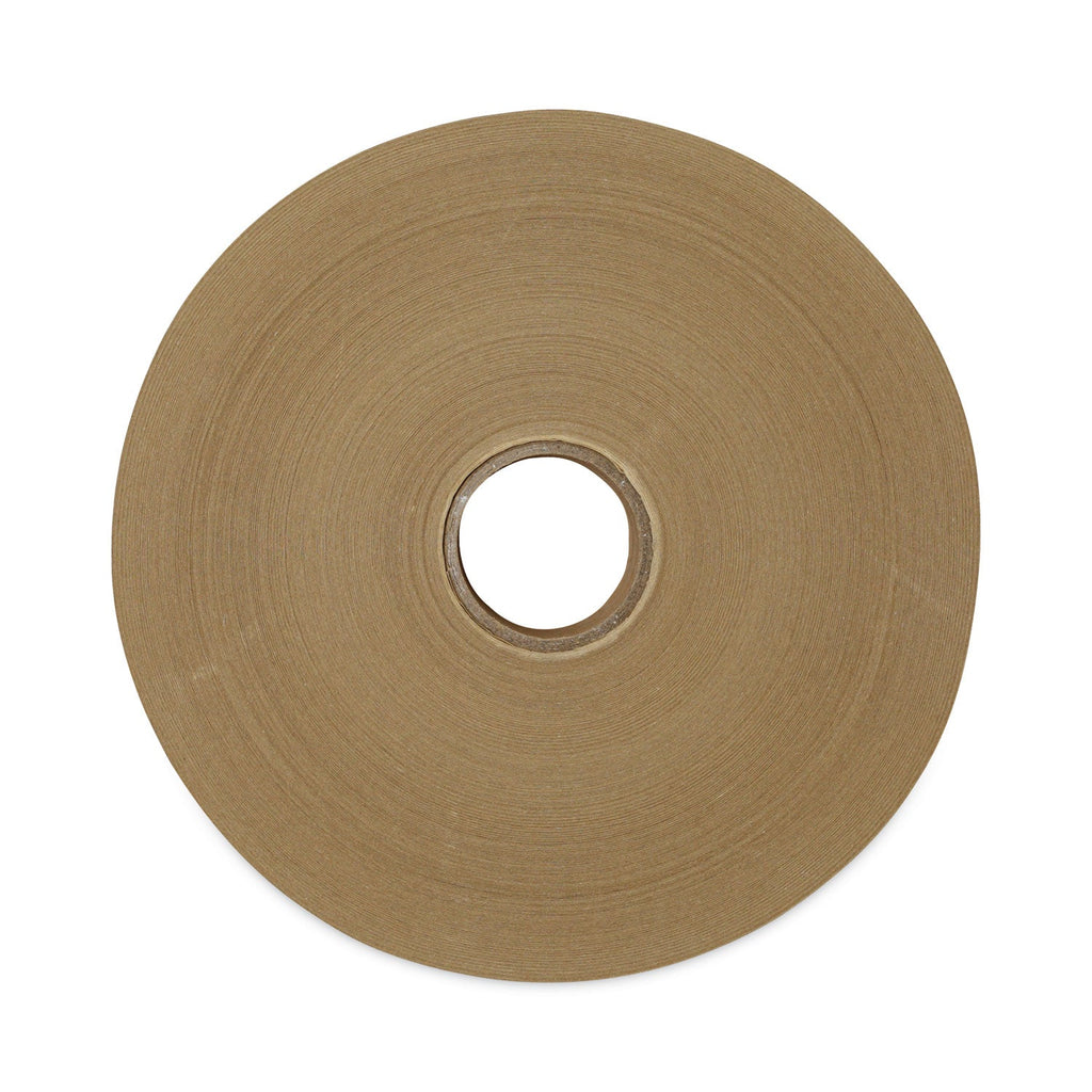 General Supply Gummed Kraft Sealing Tape, 3" Core, 2" x 600 ft, Brown, 12/Carton